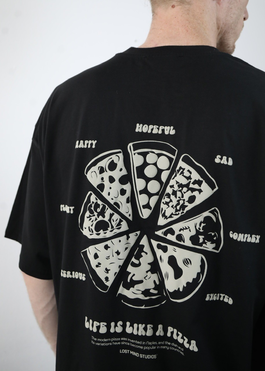 LMS Pizza Loose Fit T Shirt (LMT12)