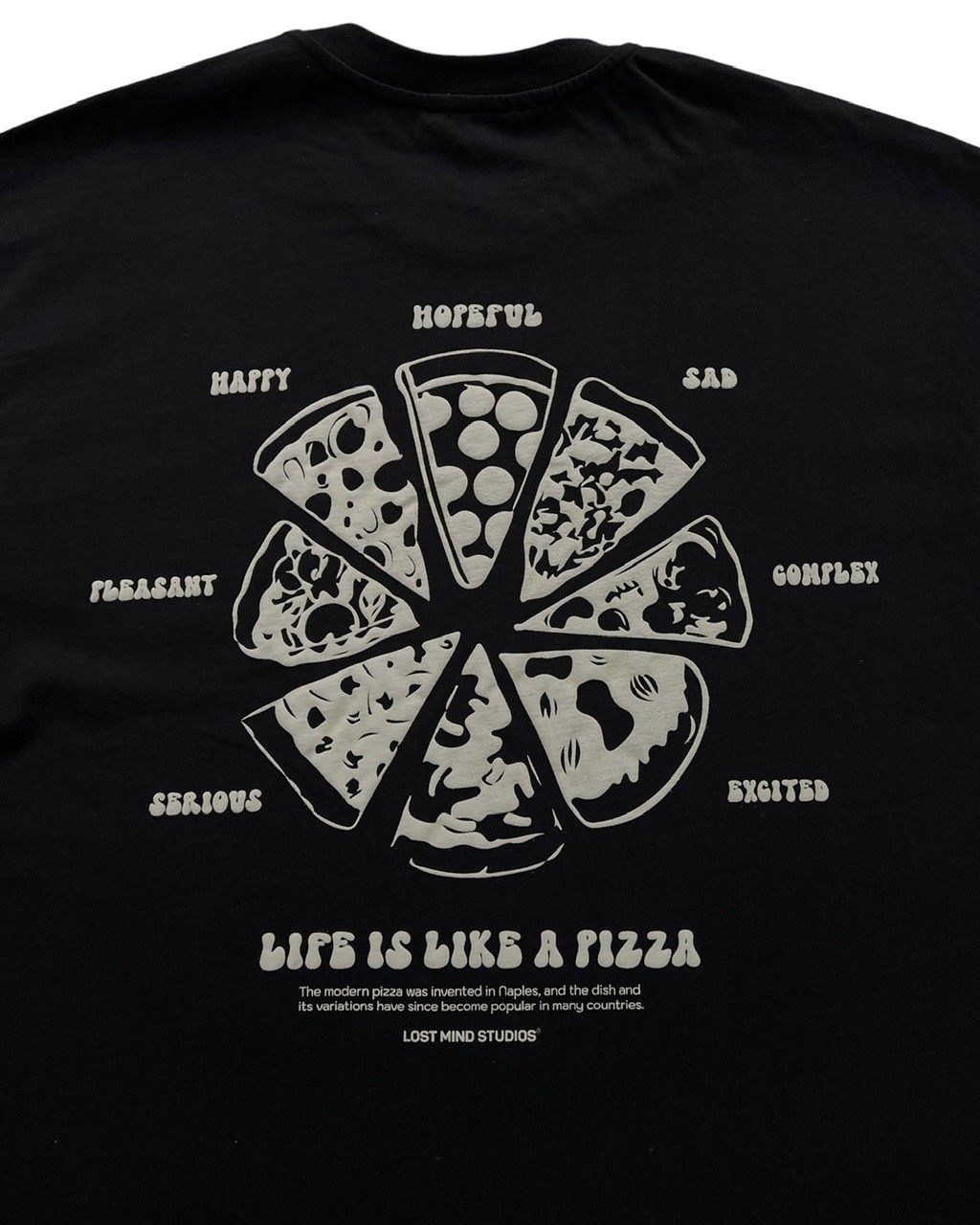 LMS Pizza Loose Fit T Shirt (LMT12)