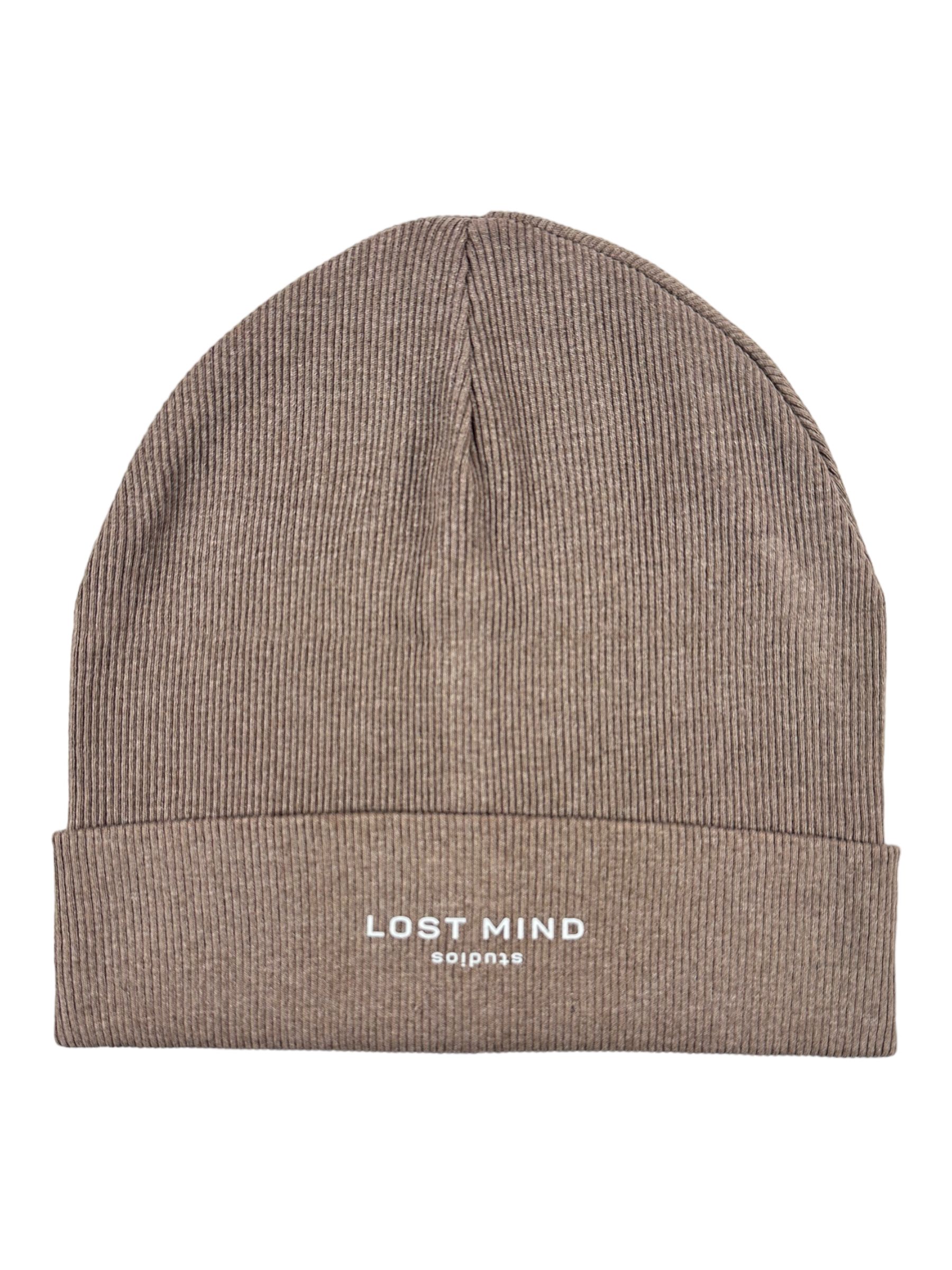 Lost Mind Minimal Logo Beanie - Kum Rengi