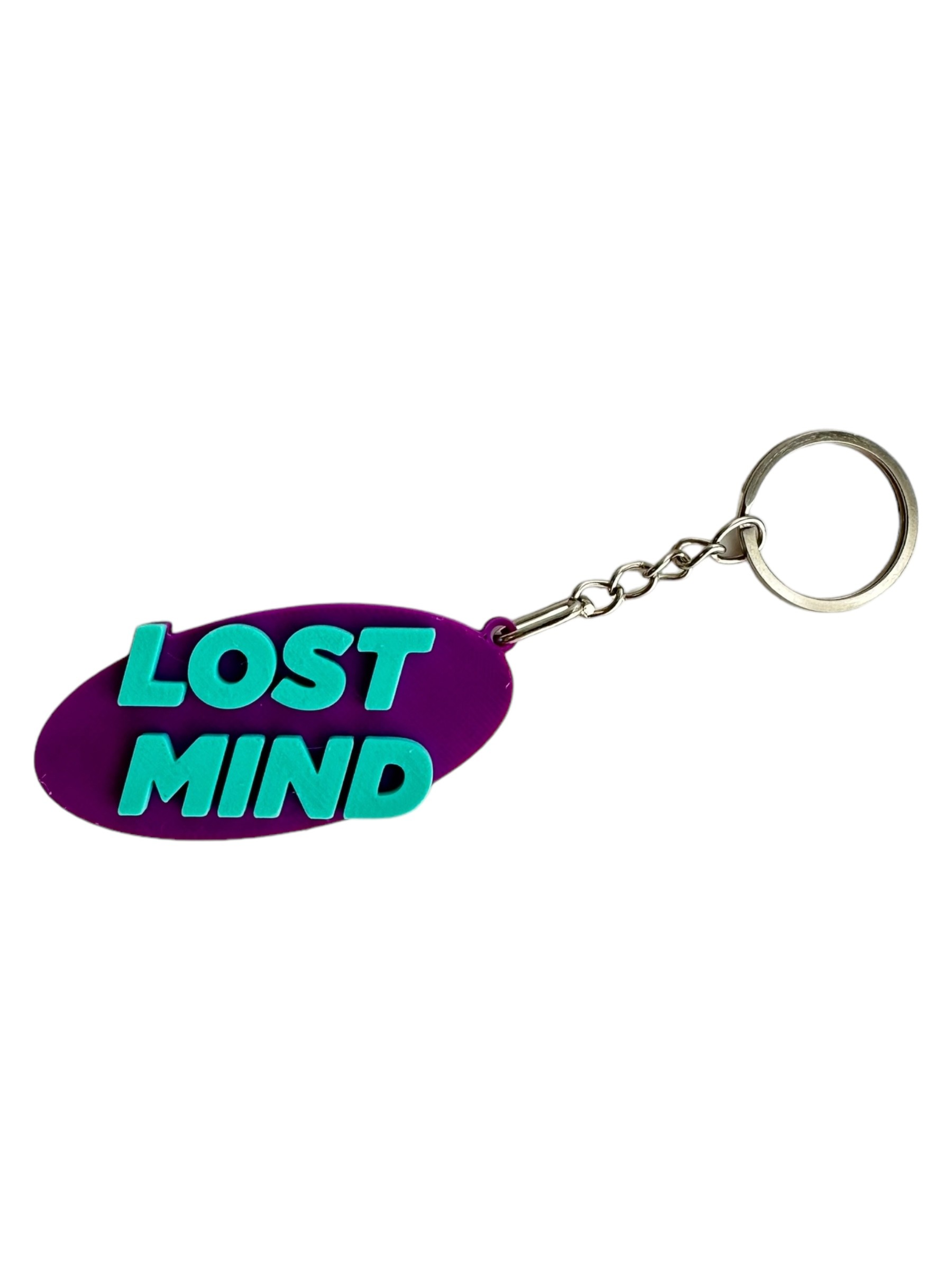 Lost Mind Anahtarlık - Mor-Bebek Mavisi
