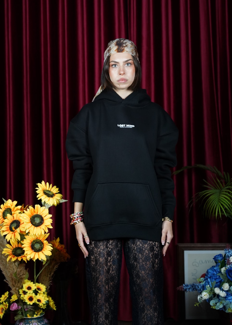 Rainbow Garden Oversize Hoodie