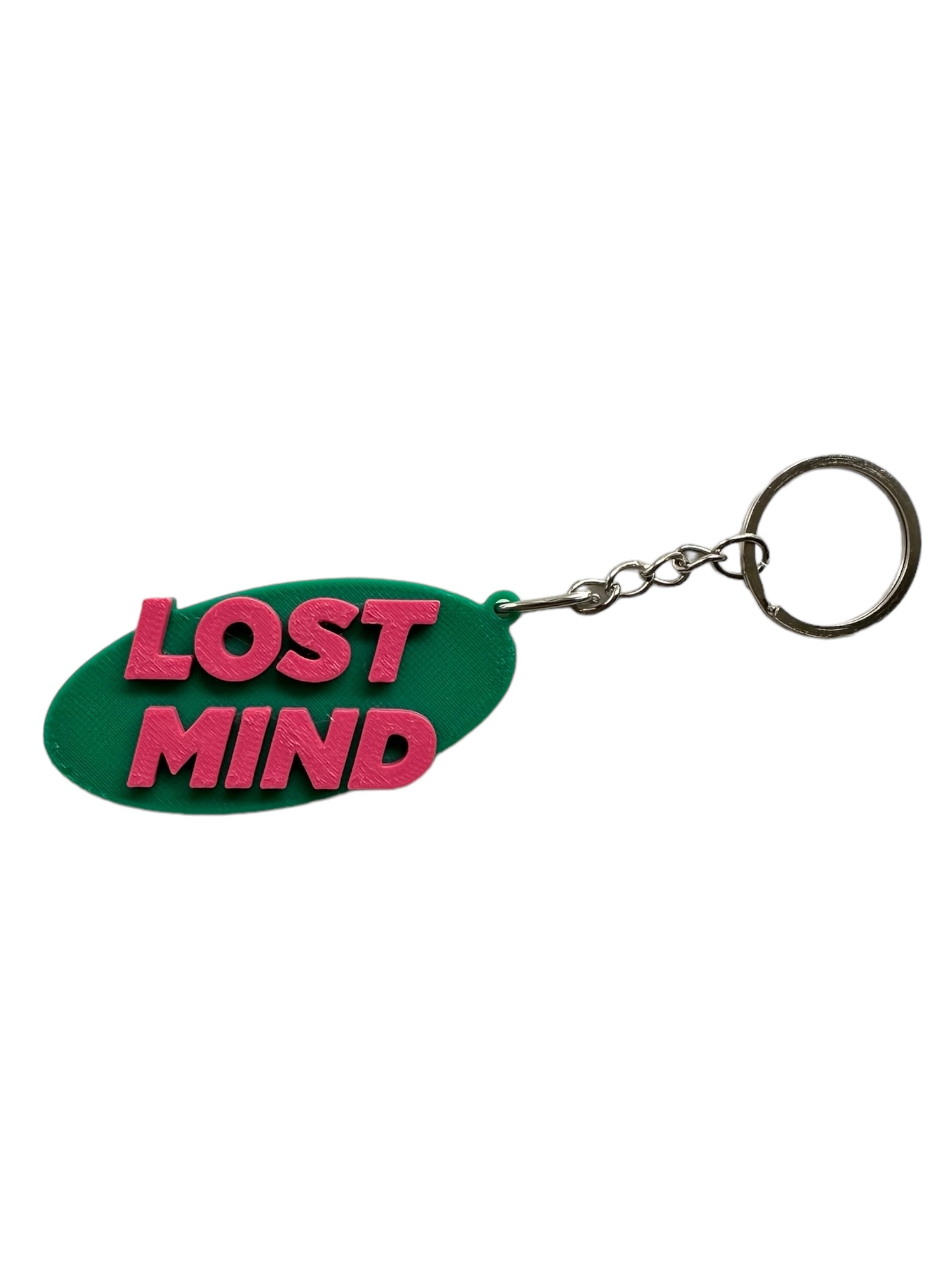 Lost Mind Anahtarlık - Yeşil-Pembe
