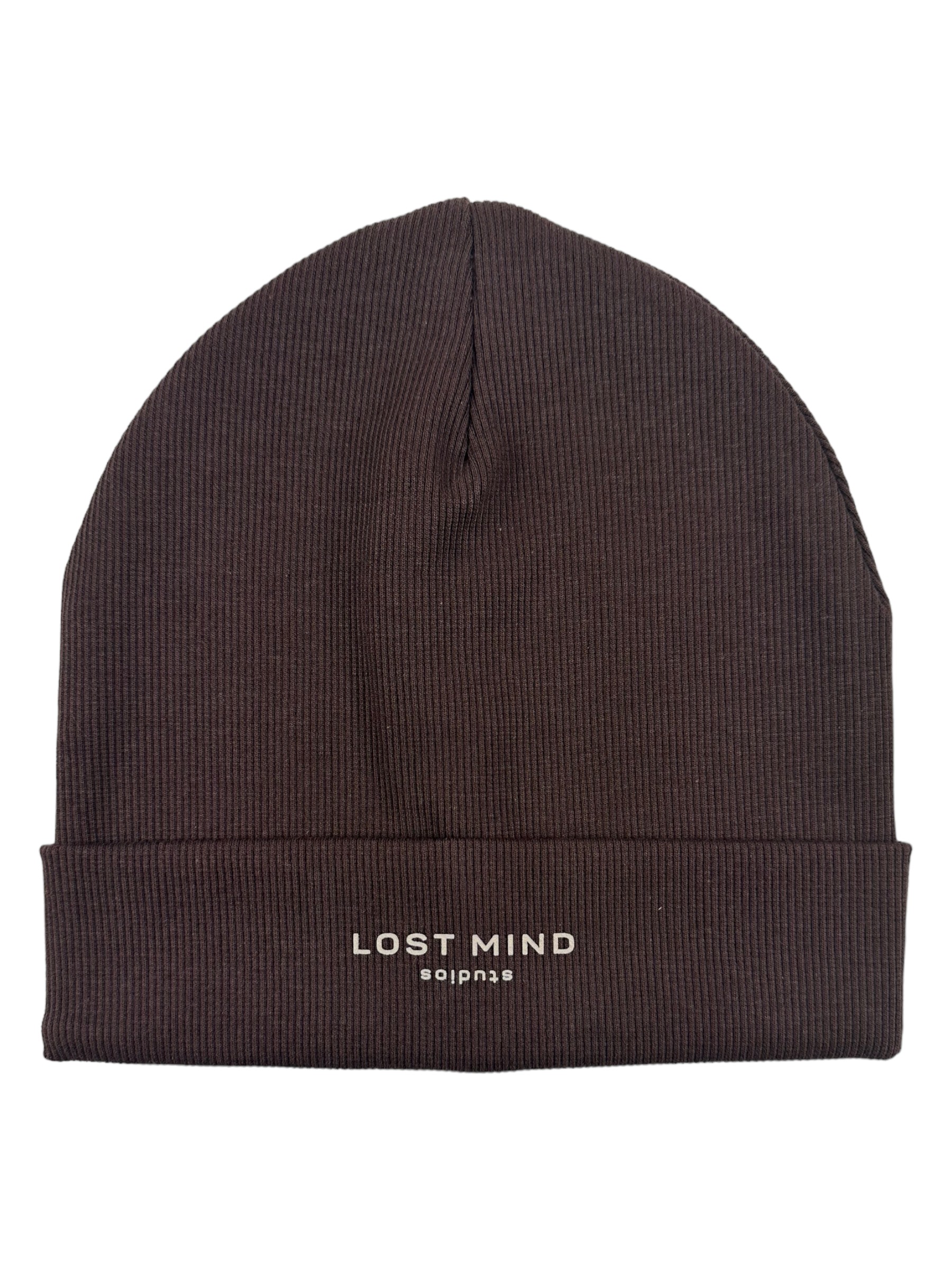 Lost Mind Minimal Logo Beanie - Açık Kahverengi