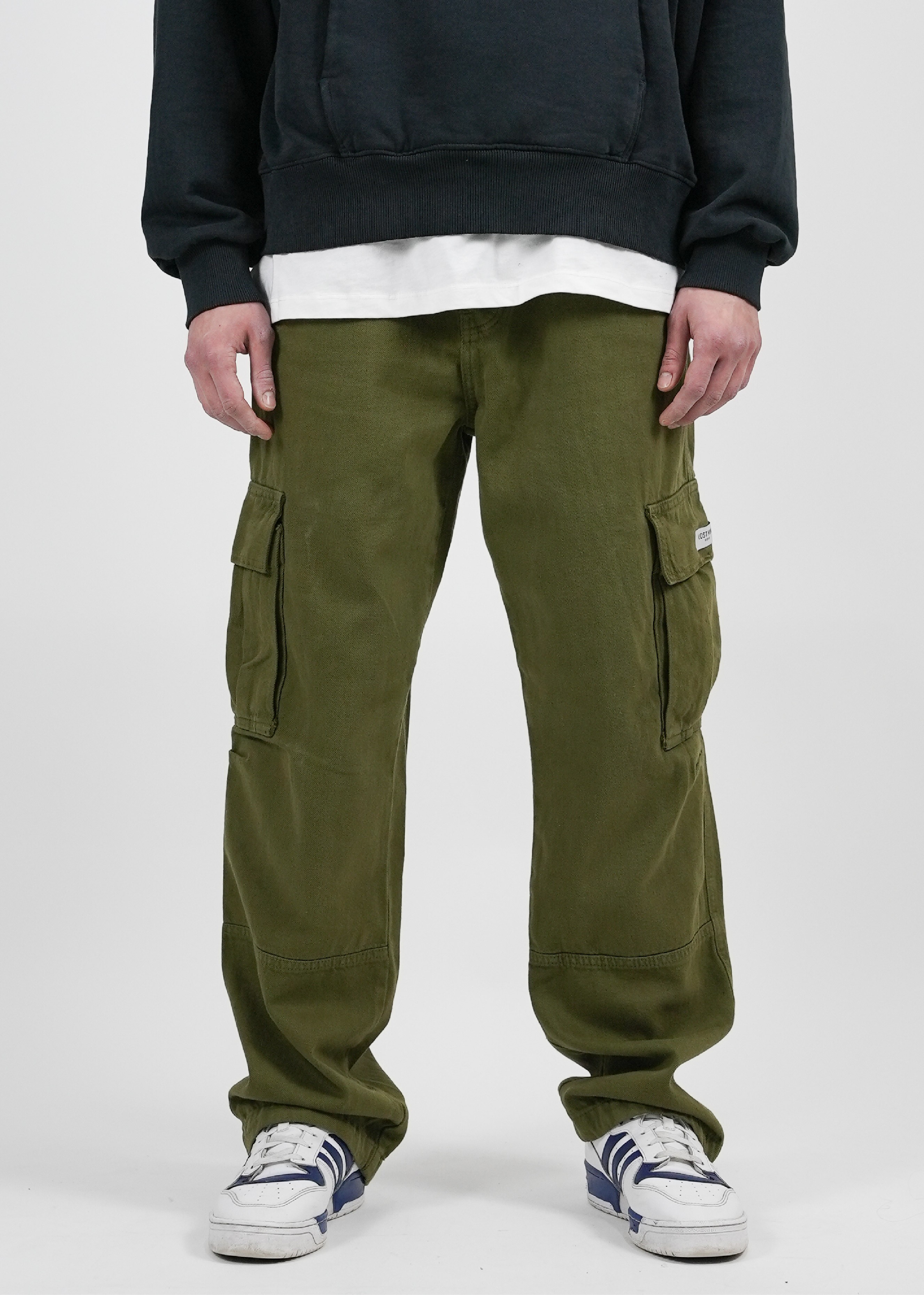 Regular Cargo Pants - Koyu Yeşil