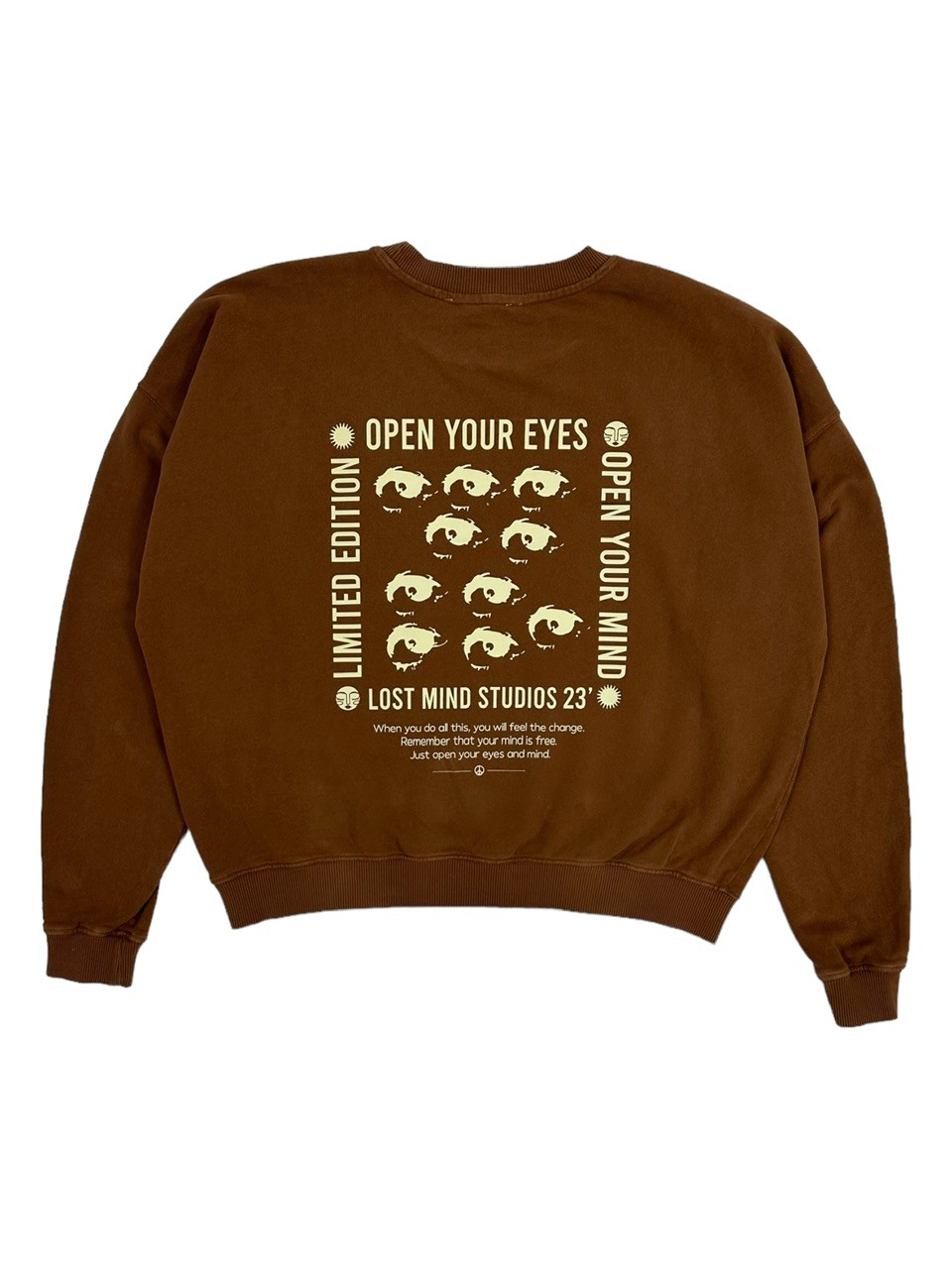 Open Your Eyes Oversize Sweatshirt