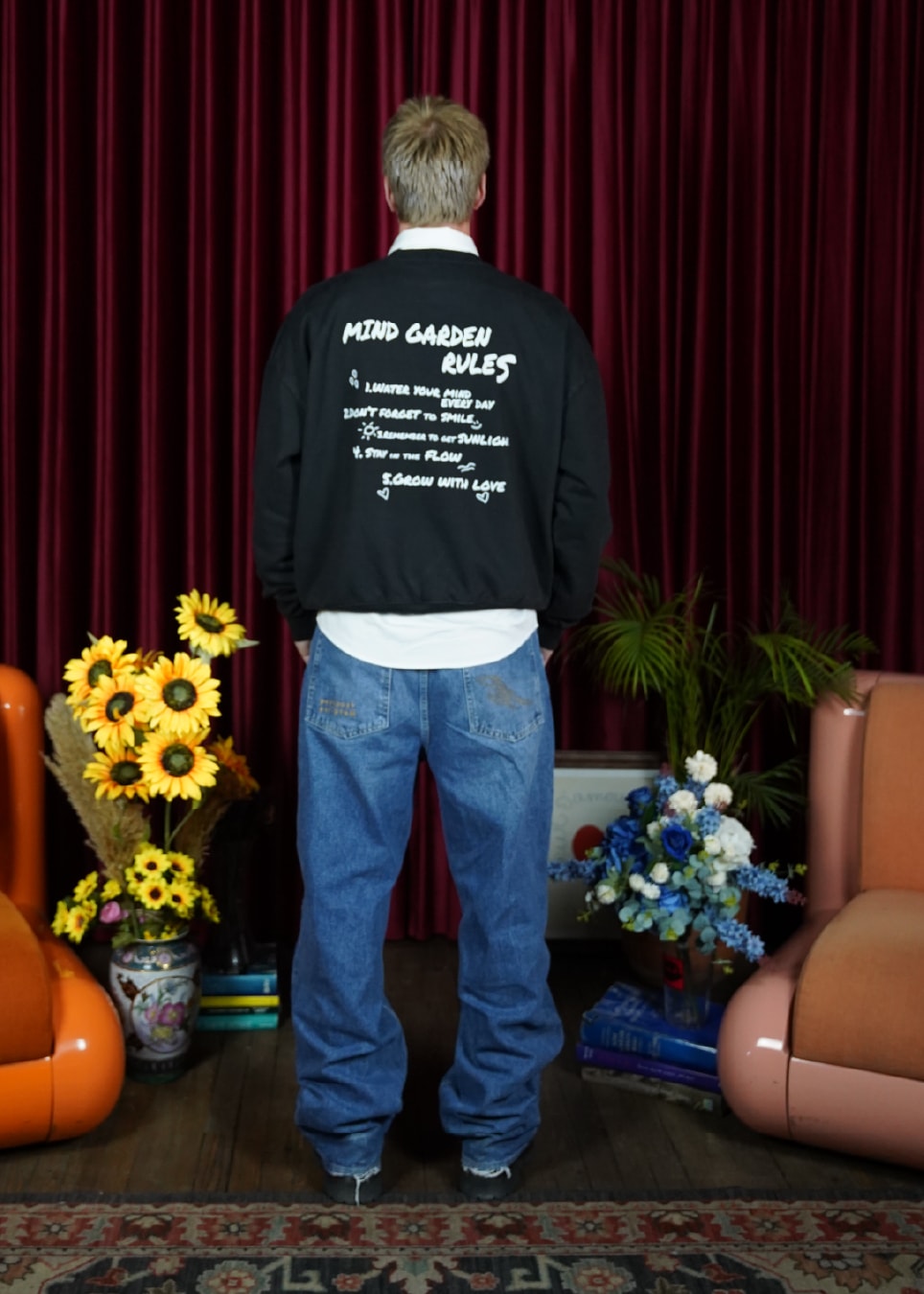 Garden Rules Oversize Premium Sweatshirt