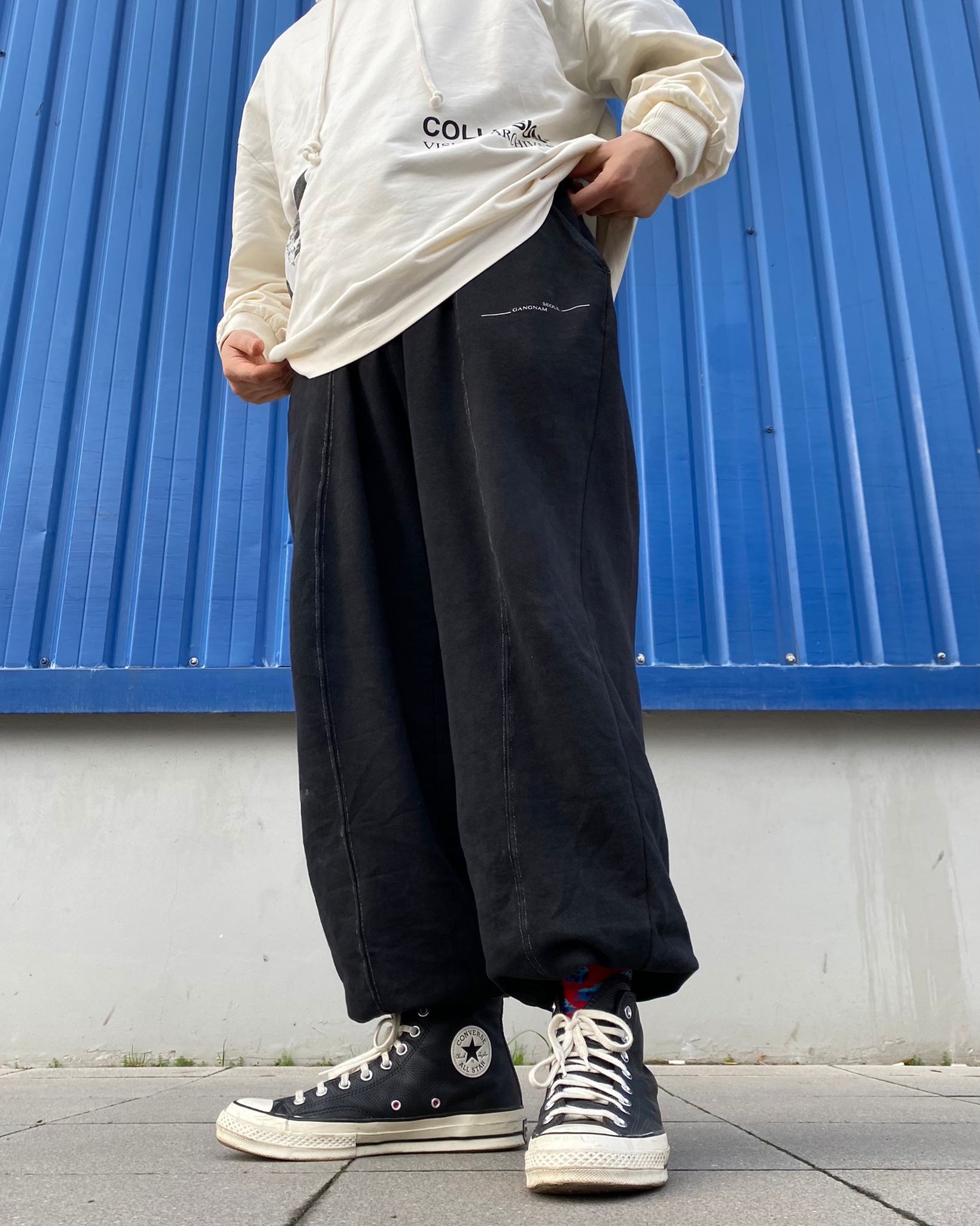 A. Relaxed Fit Gangam Jogger Sweatpant (SAS107)
