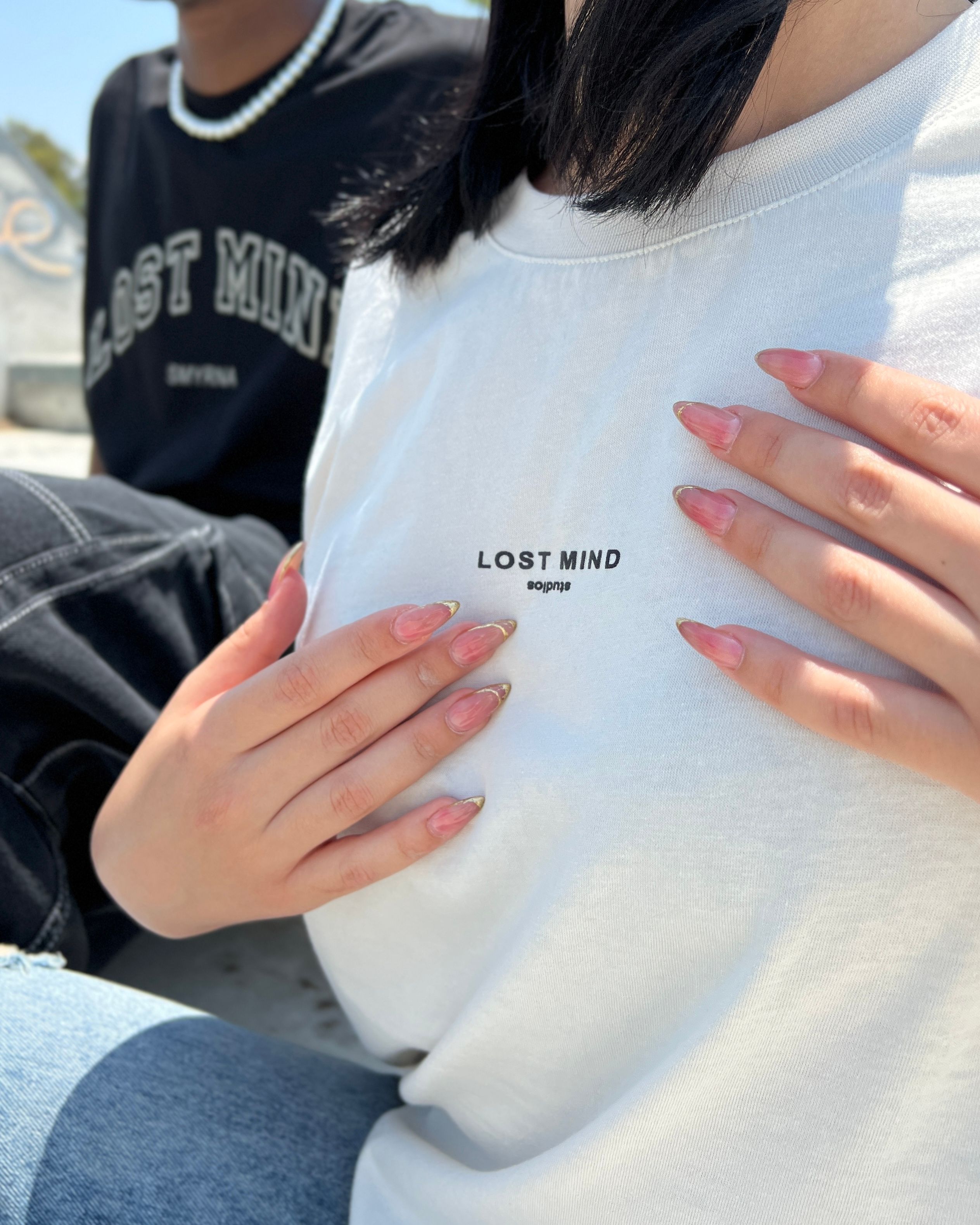 LMS Basic Kırık Beyaz T Shirt (LMT6)