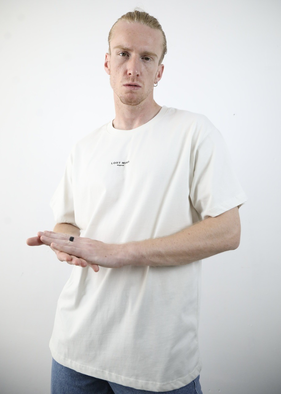 LMS Basic Kırık Beyaz T Shirt (LMT6)