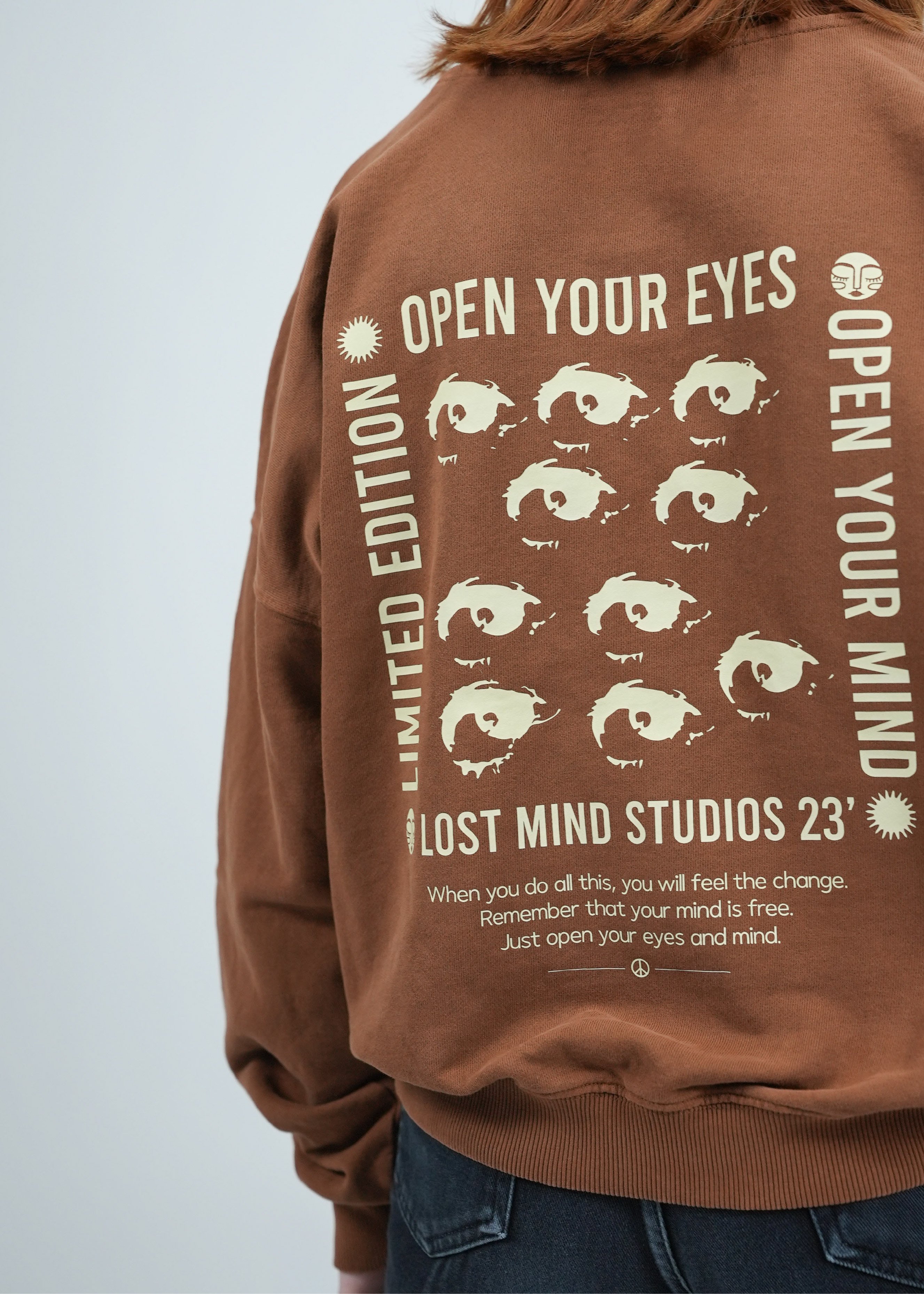 Open Your Eyes Oversize Sweatshirt