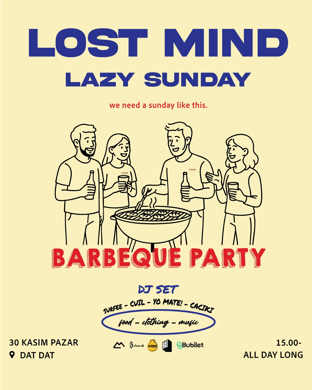 LAZY SUNDAY BARBEQUE ÇİFT KİŞİLİK BİLET