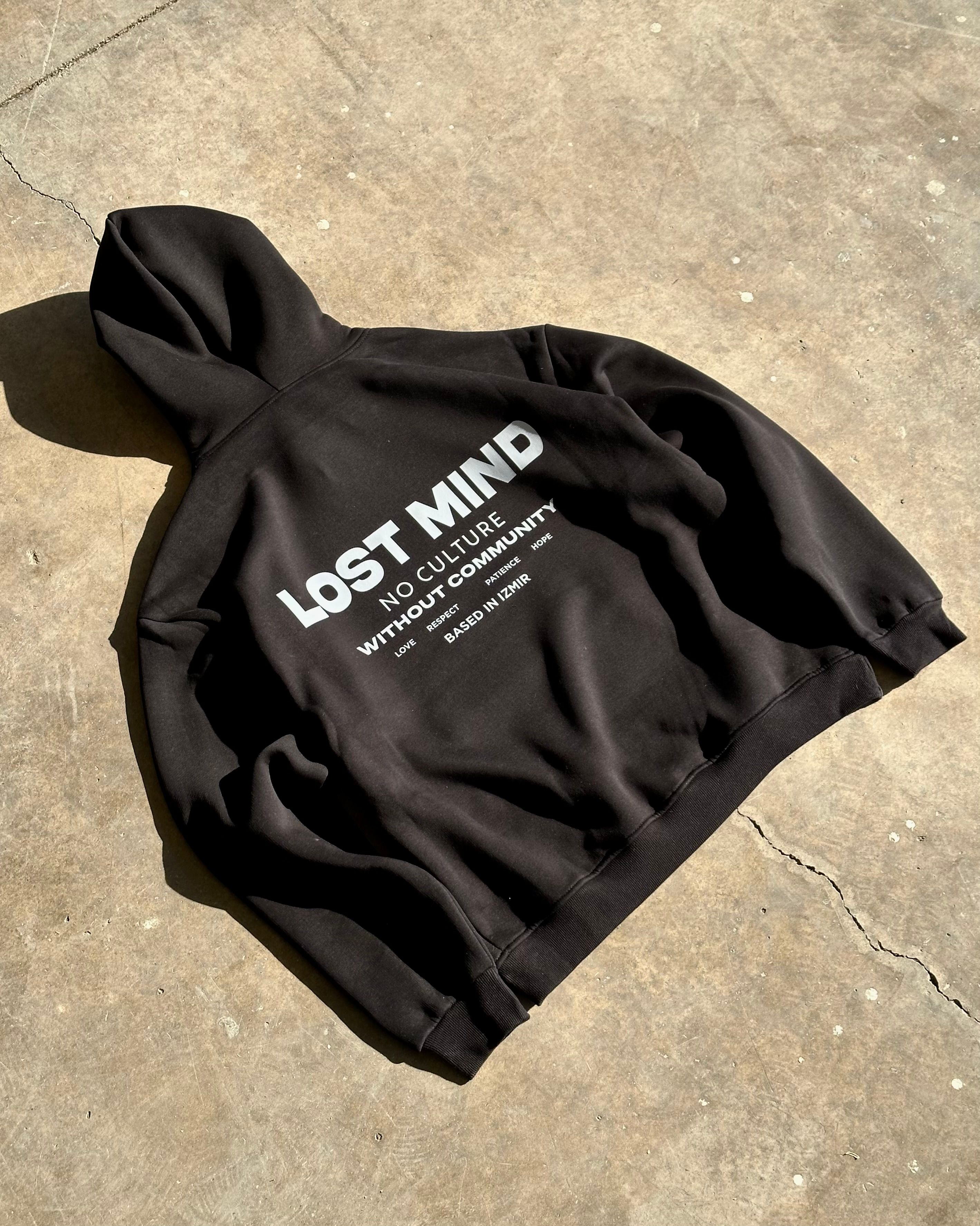 LM Culture Oversize Hoodie - Siyah