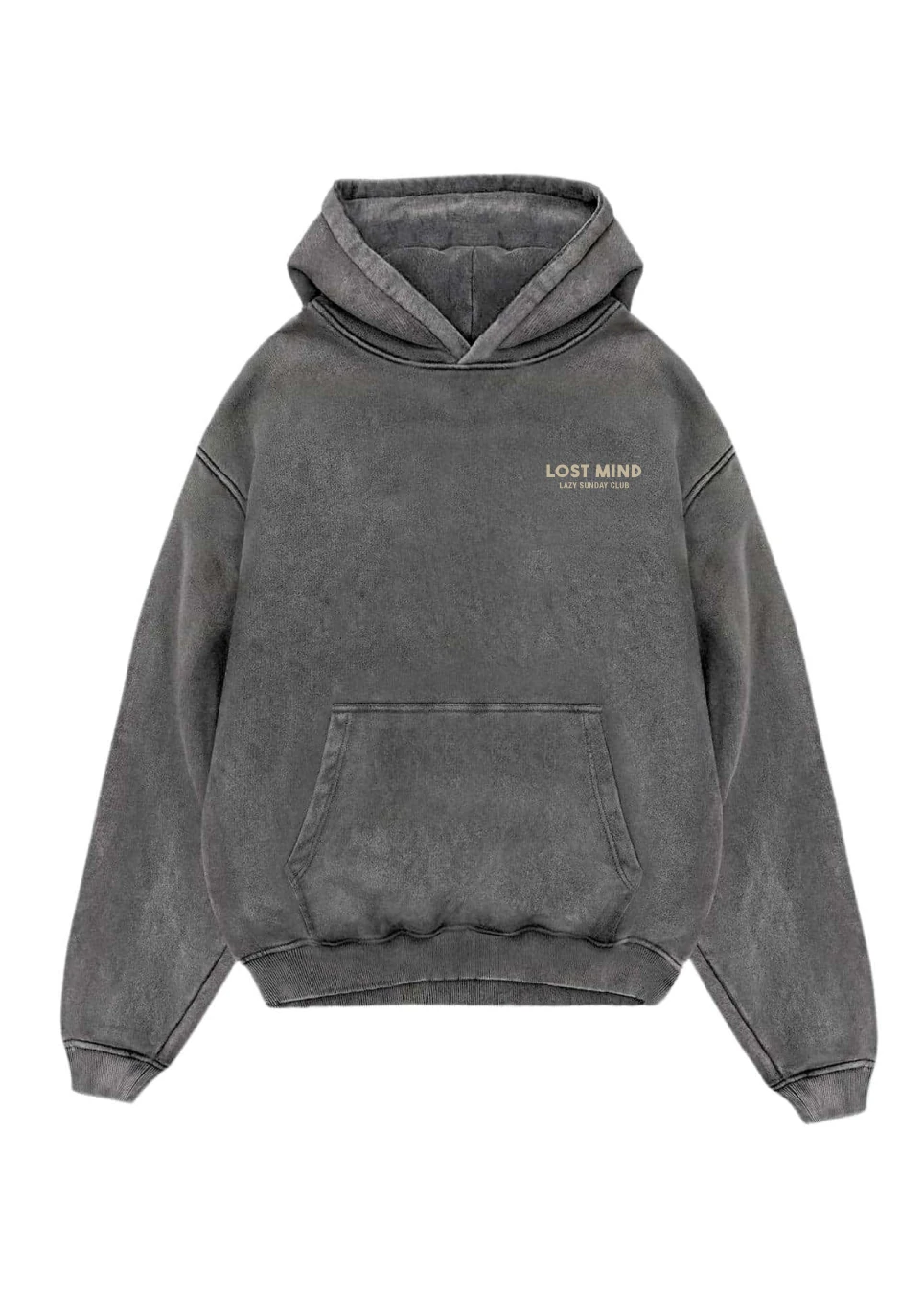 Lazy Sunday Club Acid Washed Hoodie