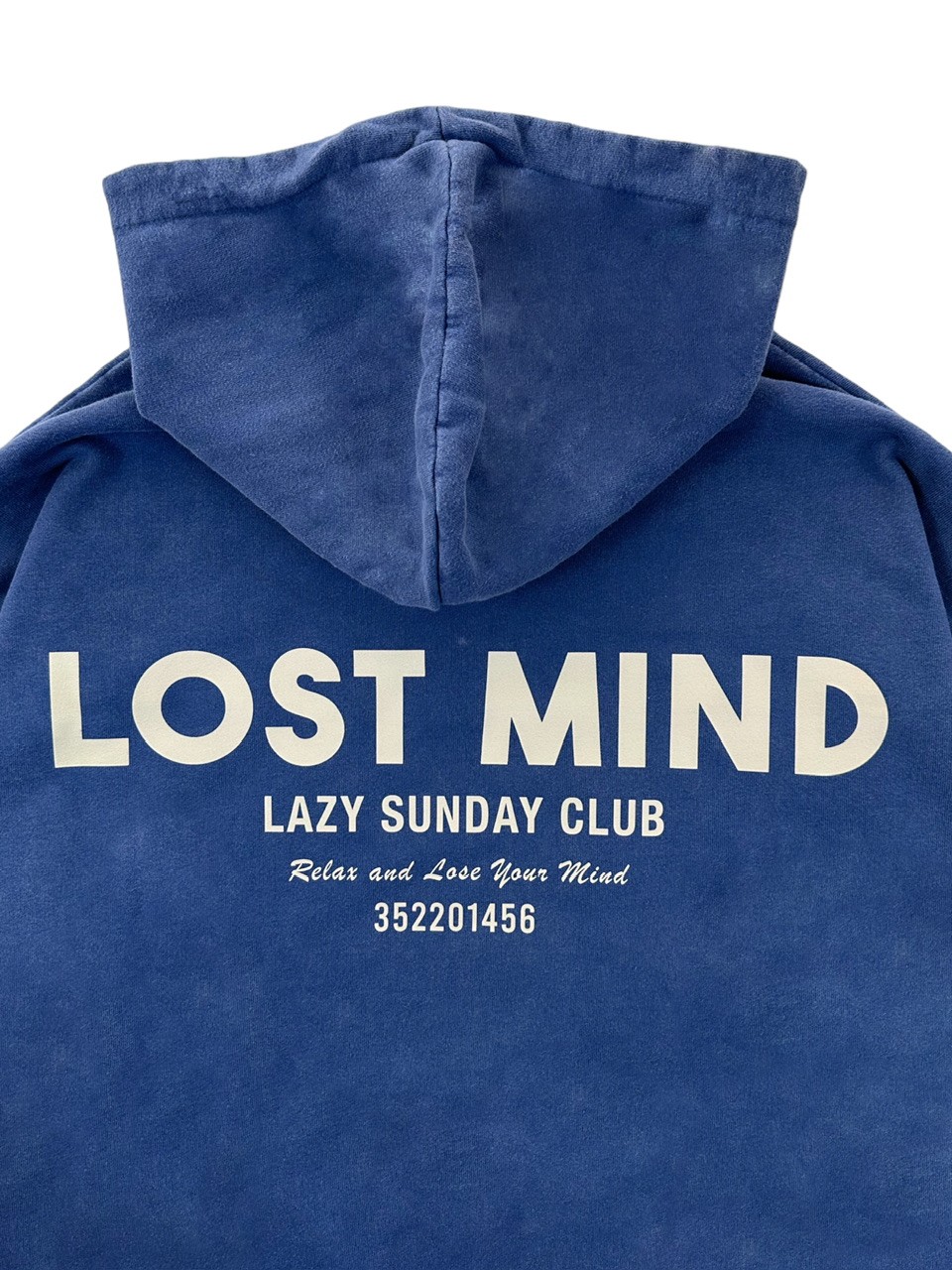 Lazy Sunday Club Acid Washed Hoodie