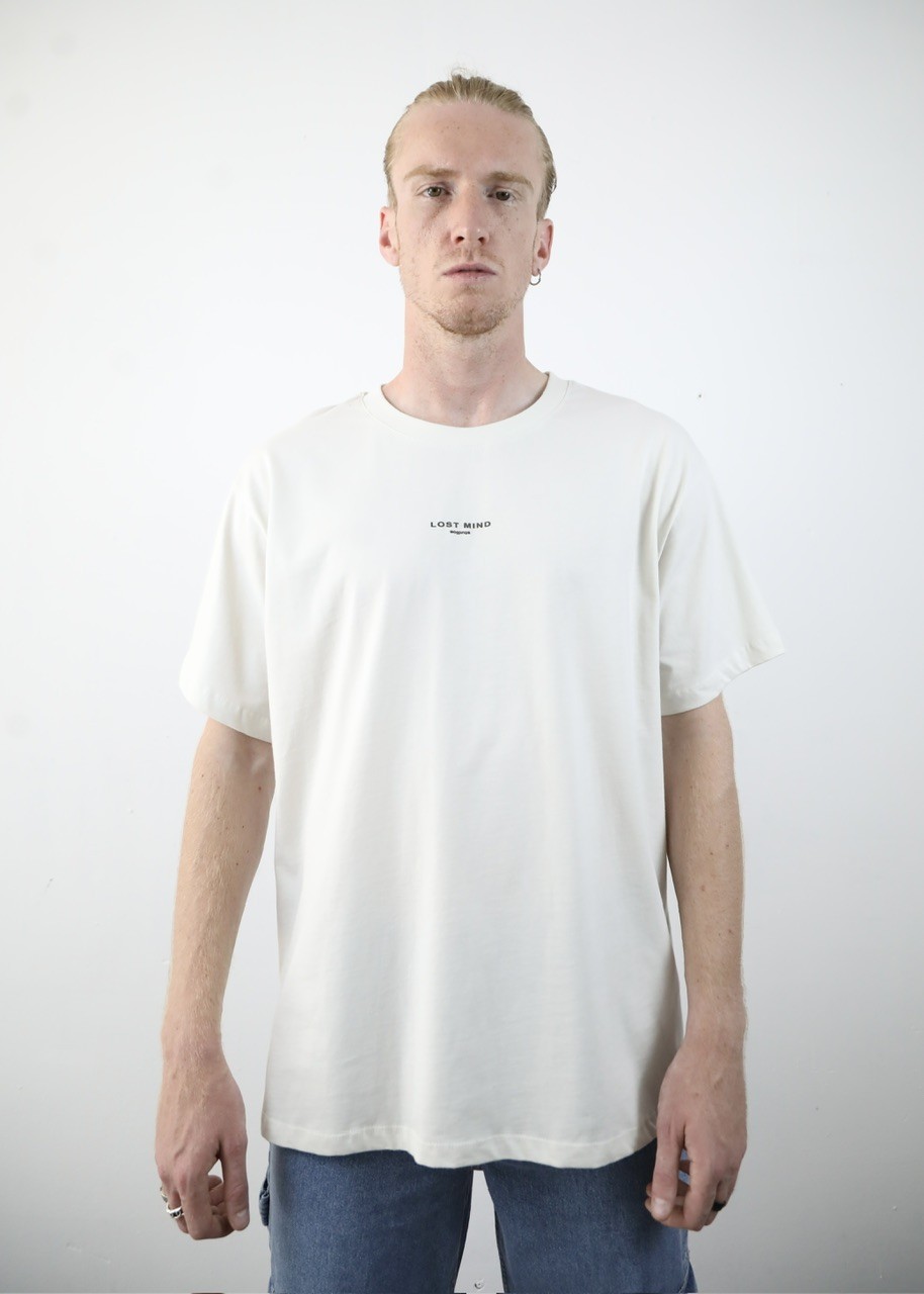 LMS Basic Kırık Beyaz T Shirt (LMT6)