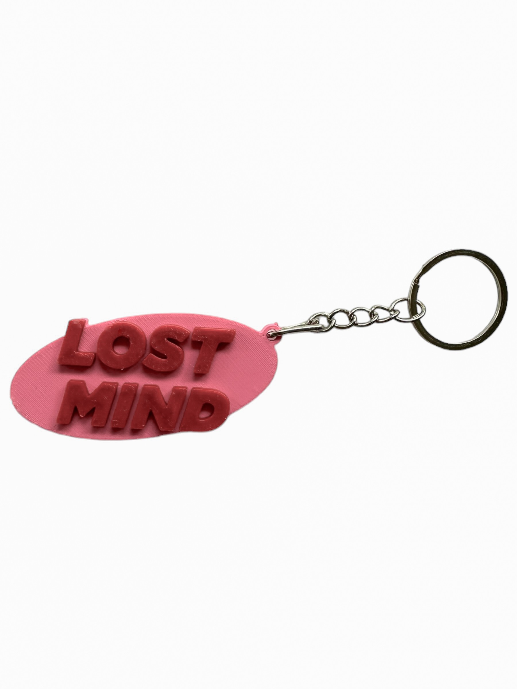 Lost Mind Anahtarlık - Pembe-Kırmızı