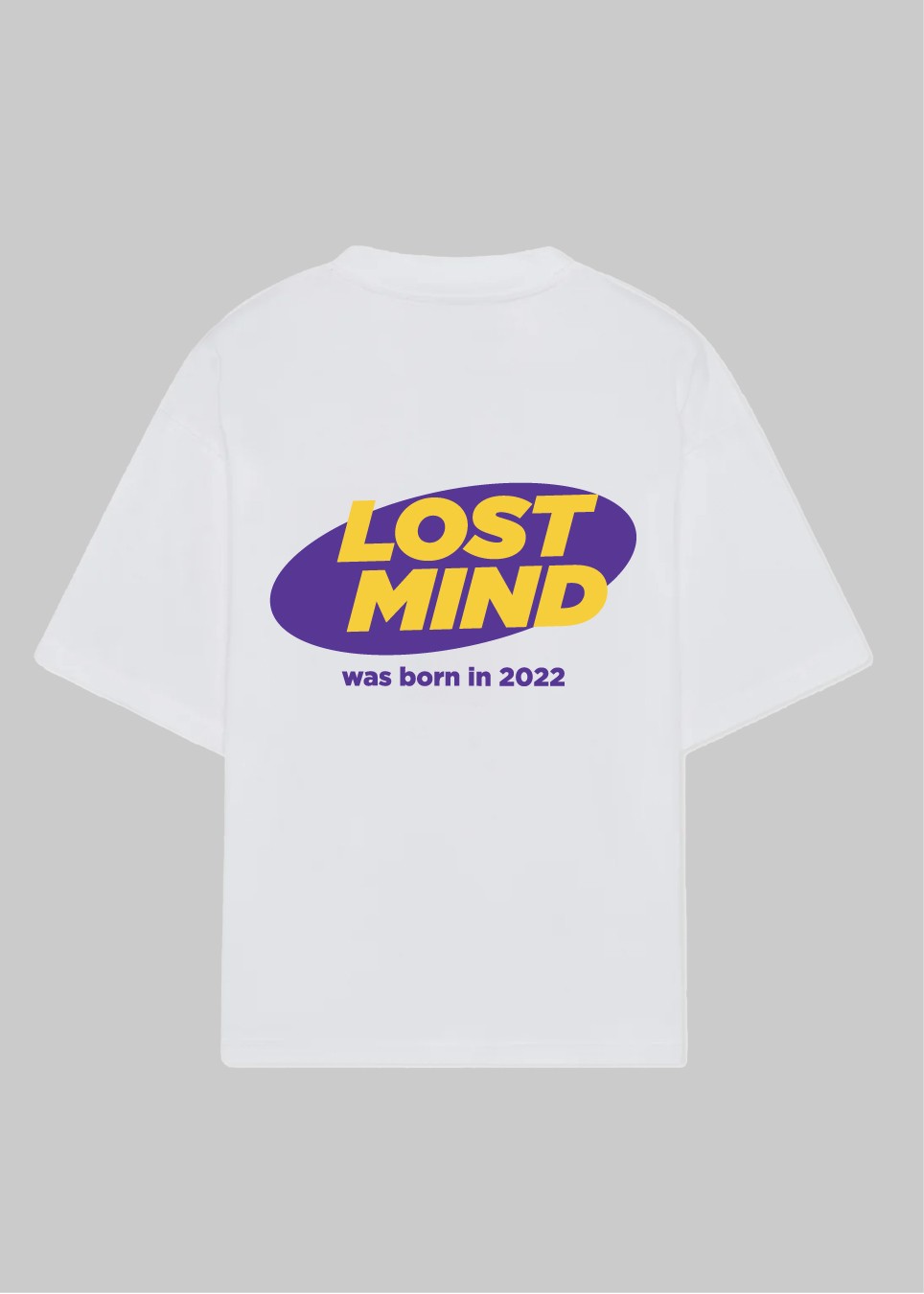 Lost Mind Born in 2022 T Shirt - Beyaz