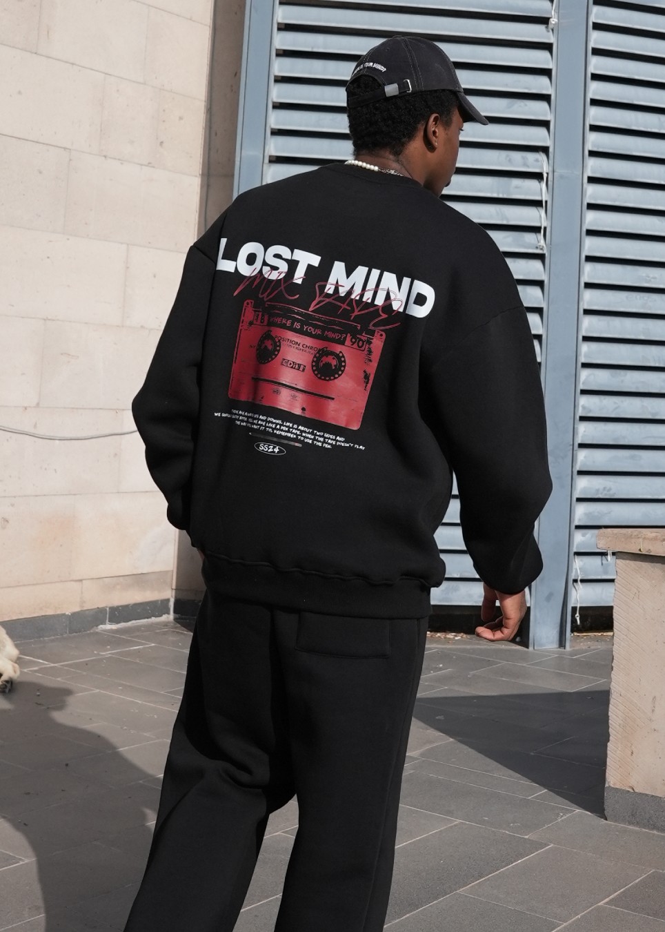 Mixtape V2 Oversize Sweatshirt - Siyah