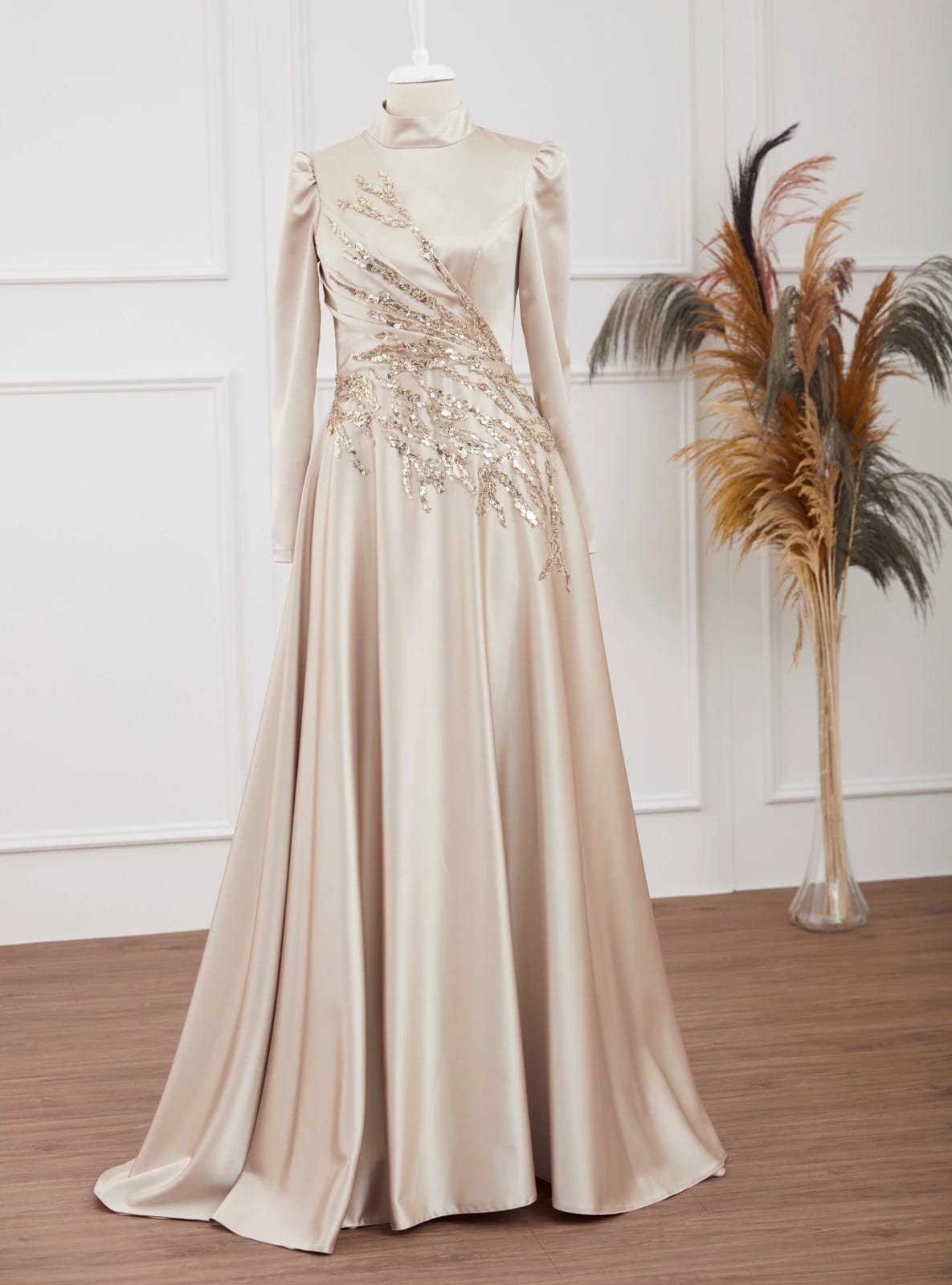 Kristal Evening drees - GOLD