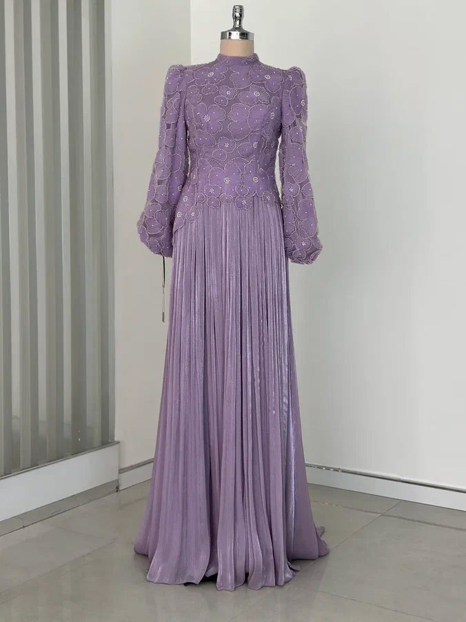 Kitty Evening Dress Lilac
