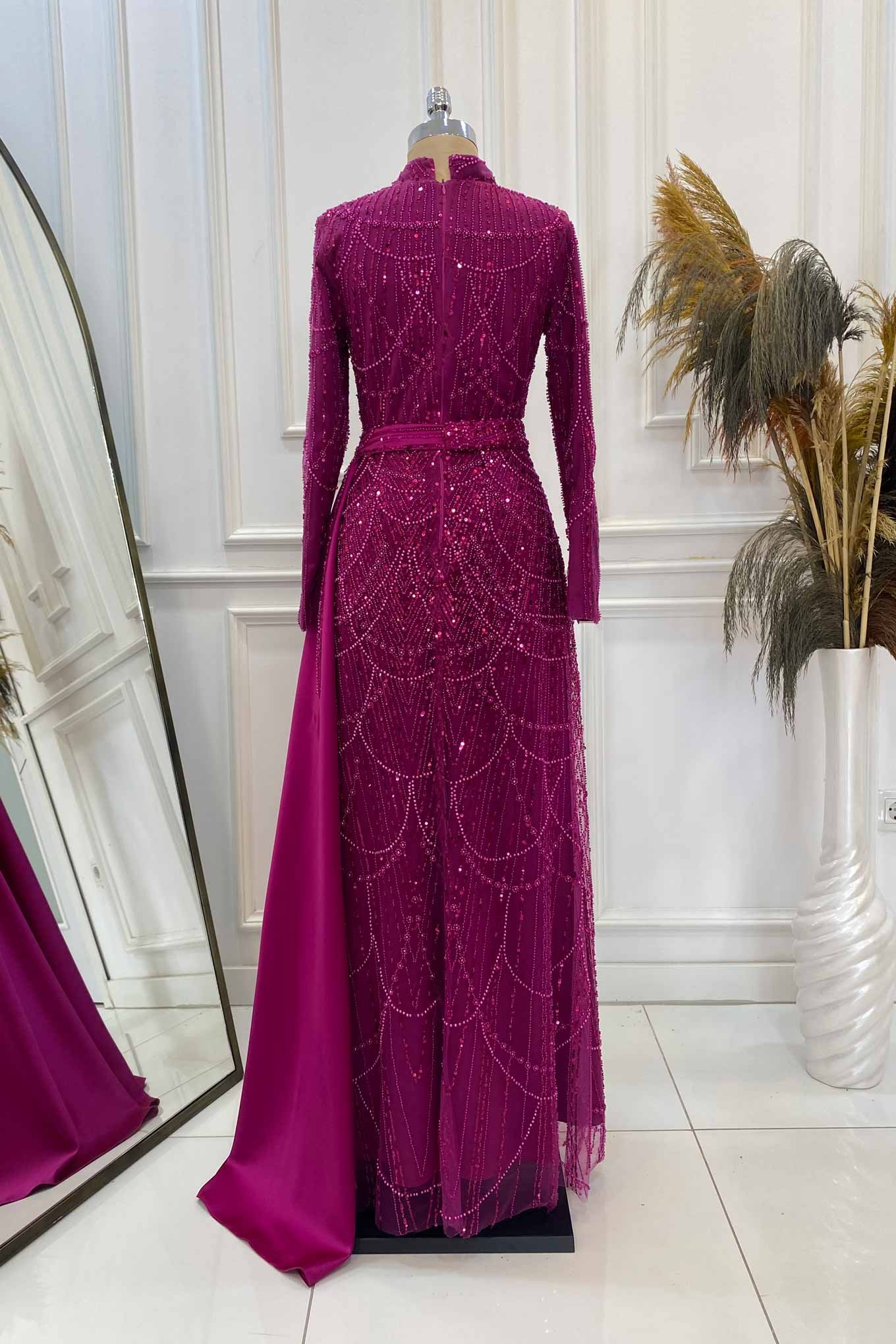 Diva Evening Dress Fuchsia