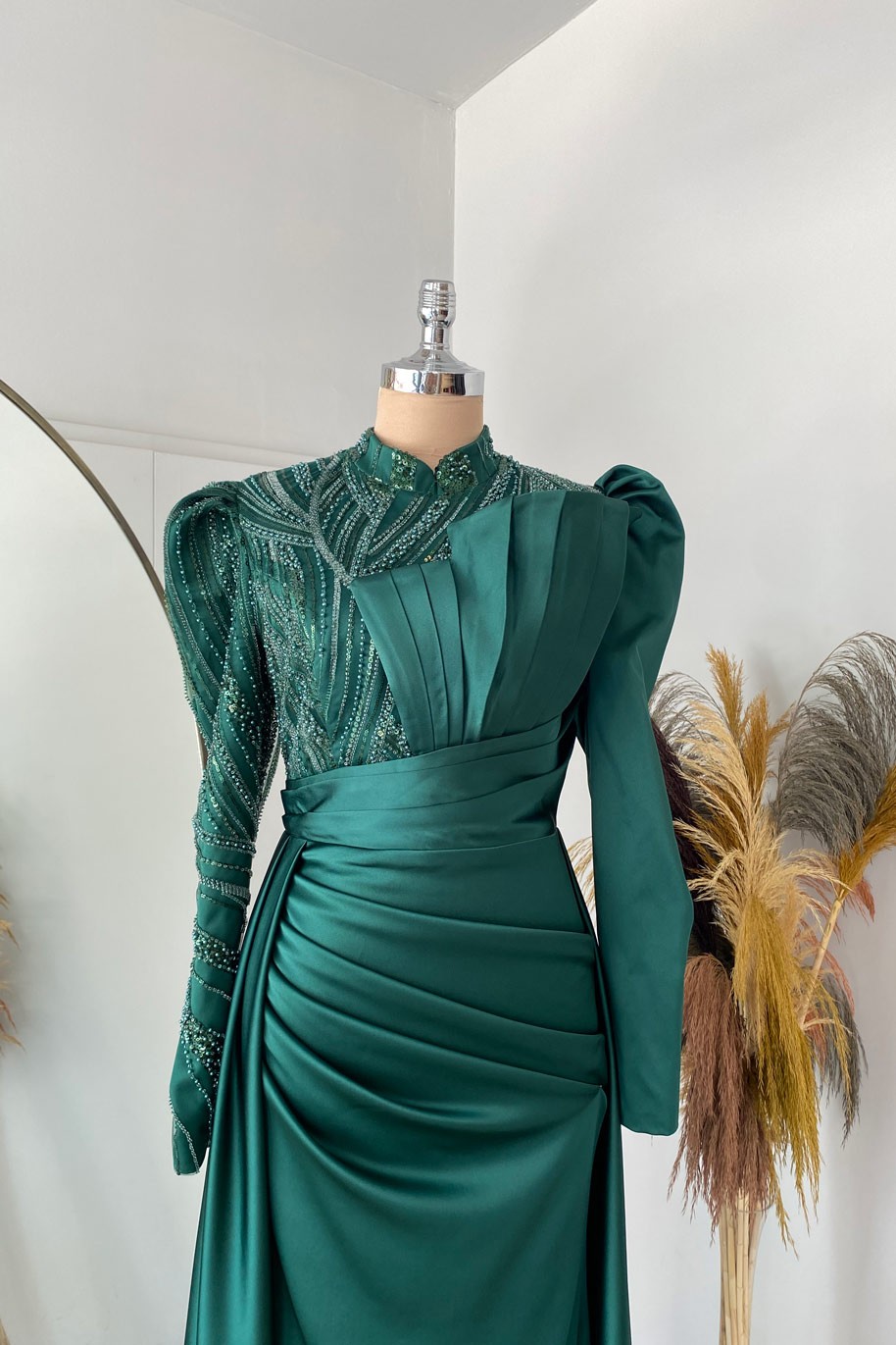 Farah Evening drees - EMERALD COLOR