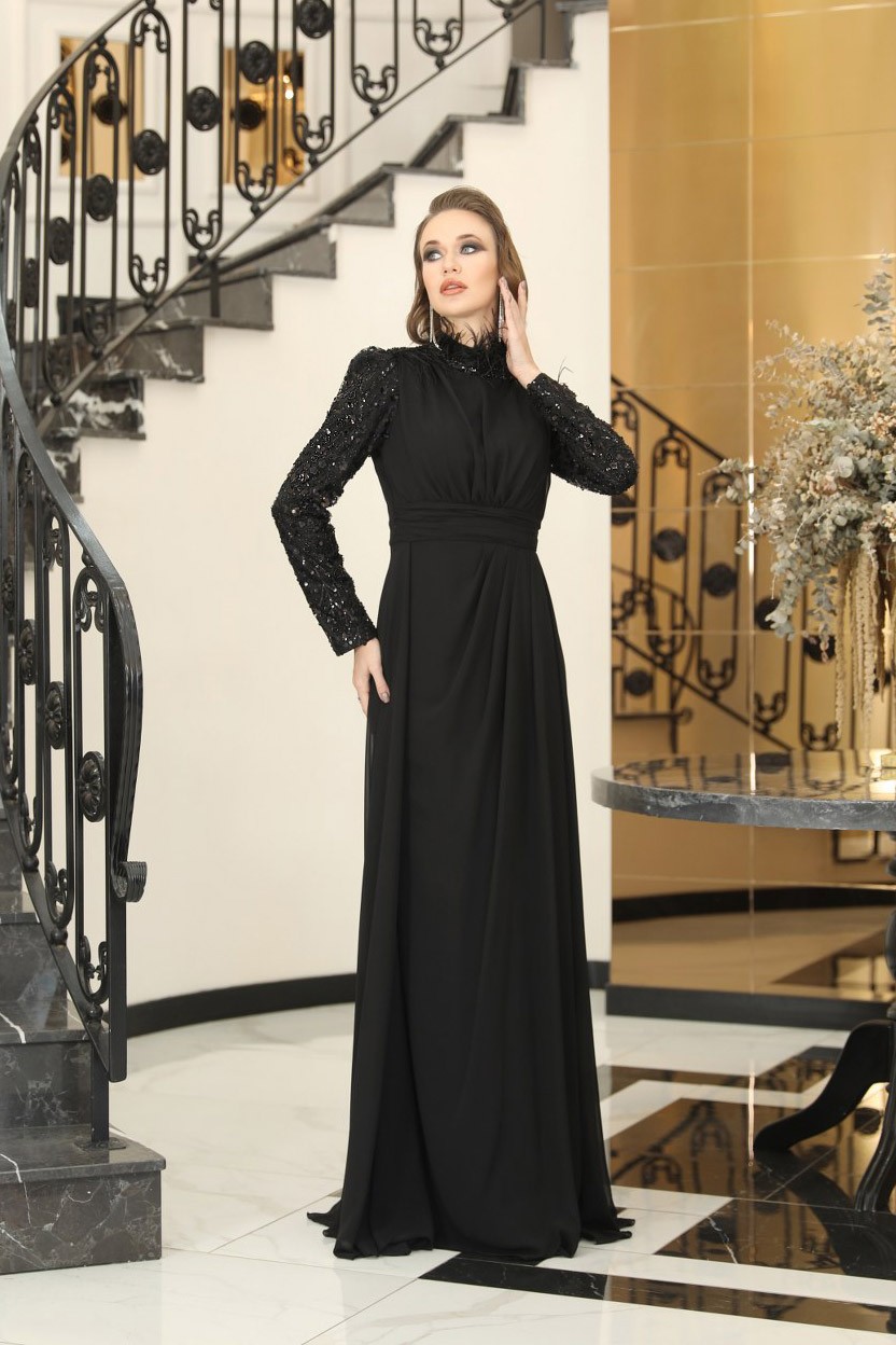 Elif Abiye Siyah