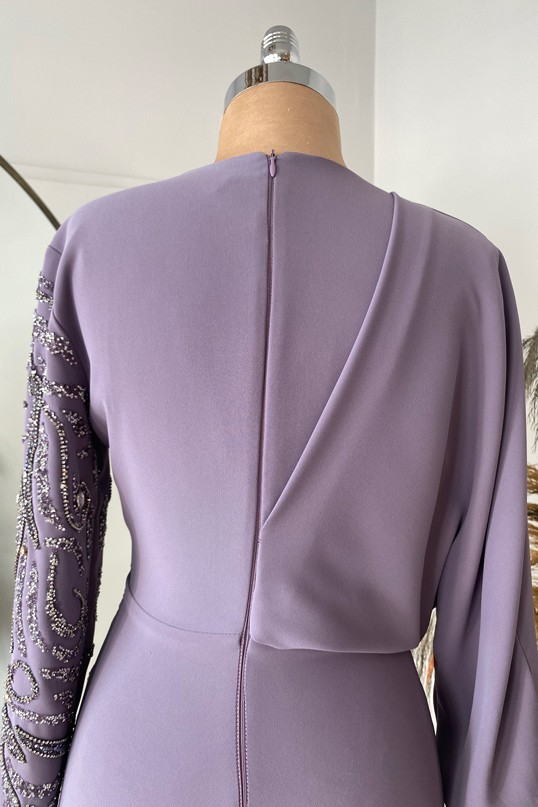Oylum Evening Dress Lilac