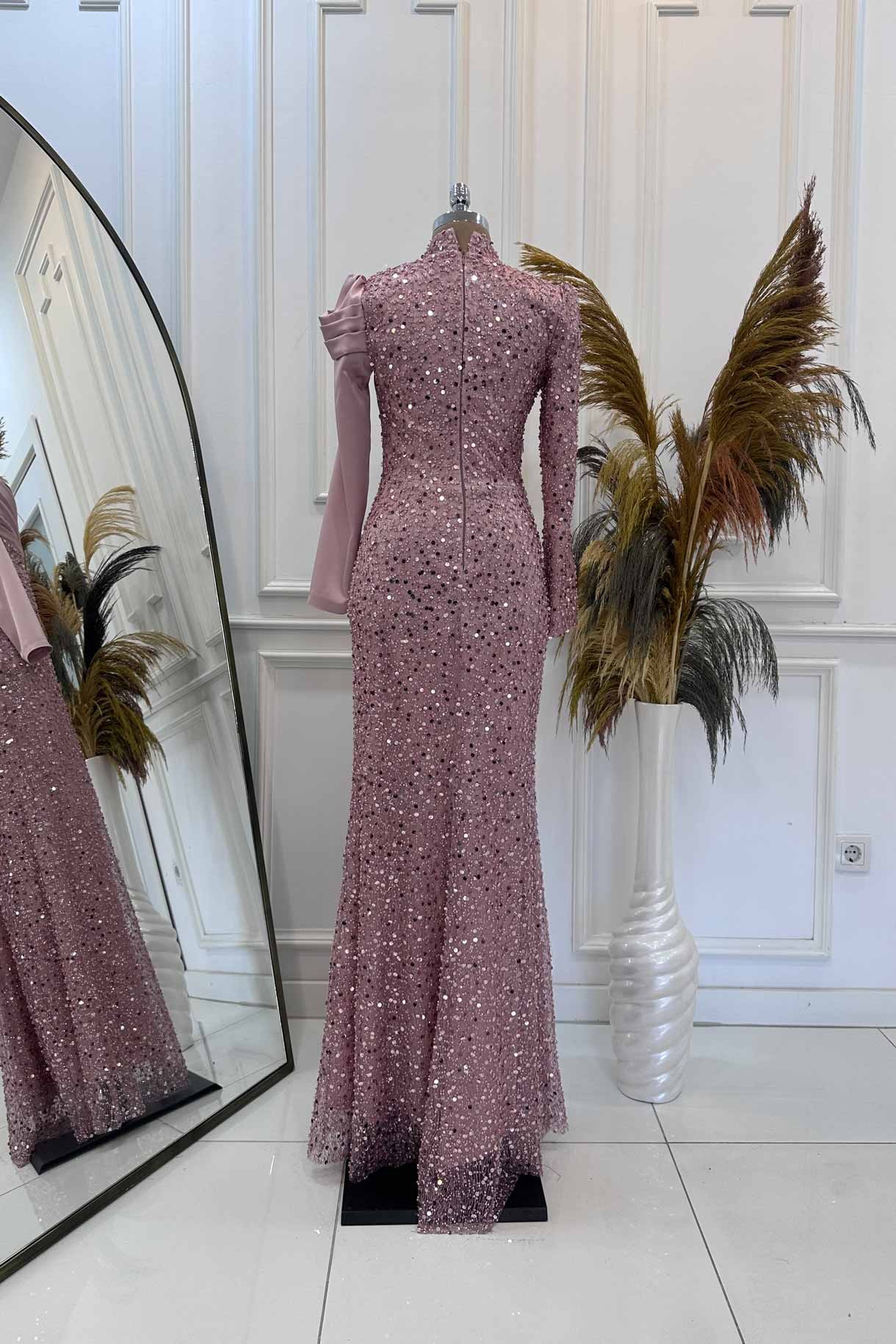 Luxe Abiye Rose