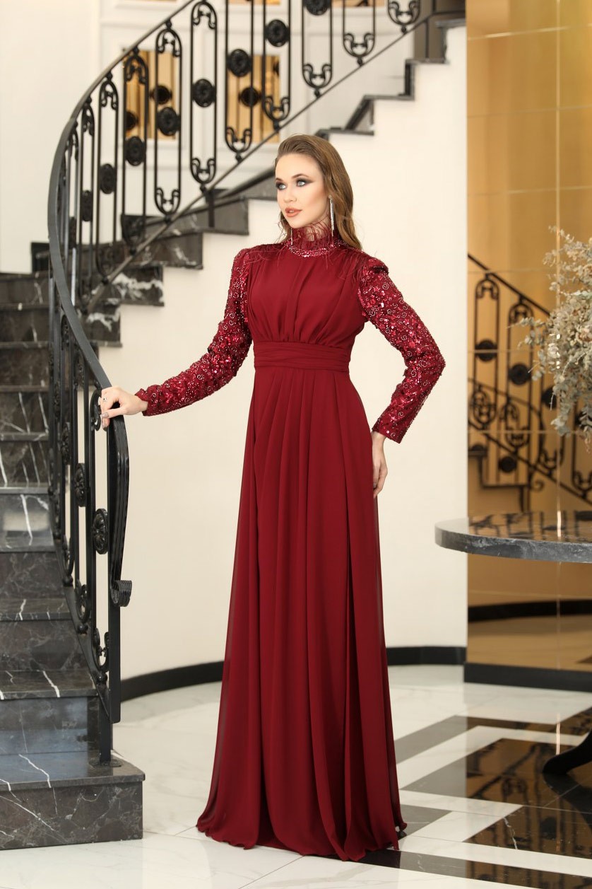 Elif Abiye Bordo
