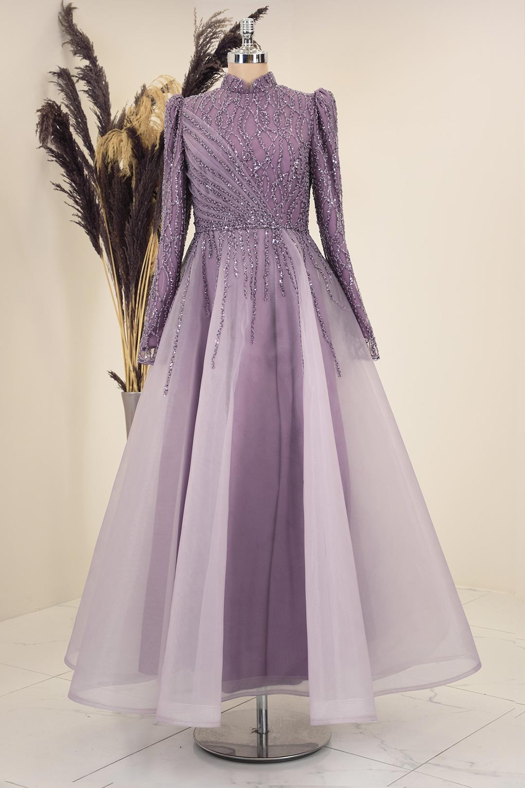 Mila Evening Dress Lila