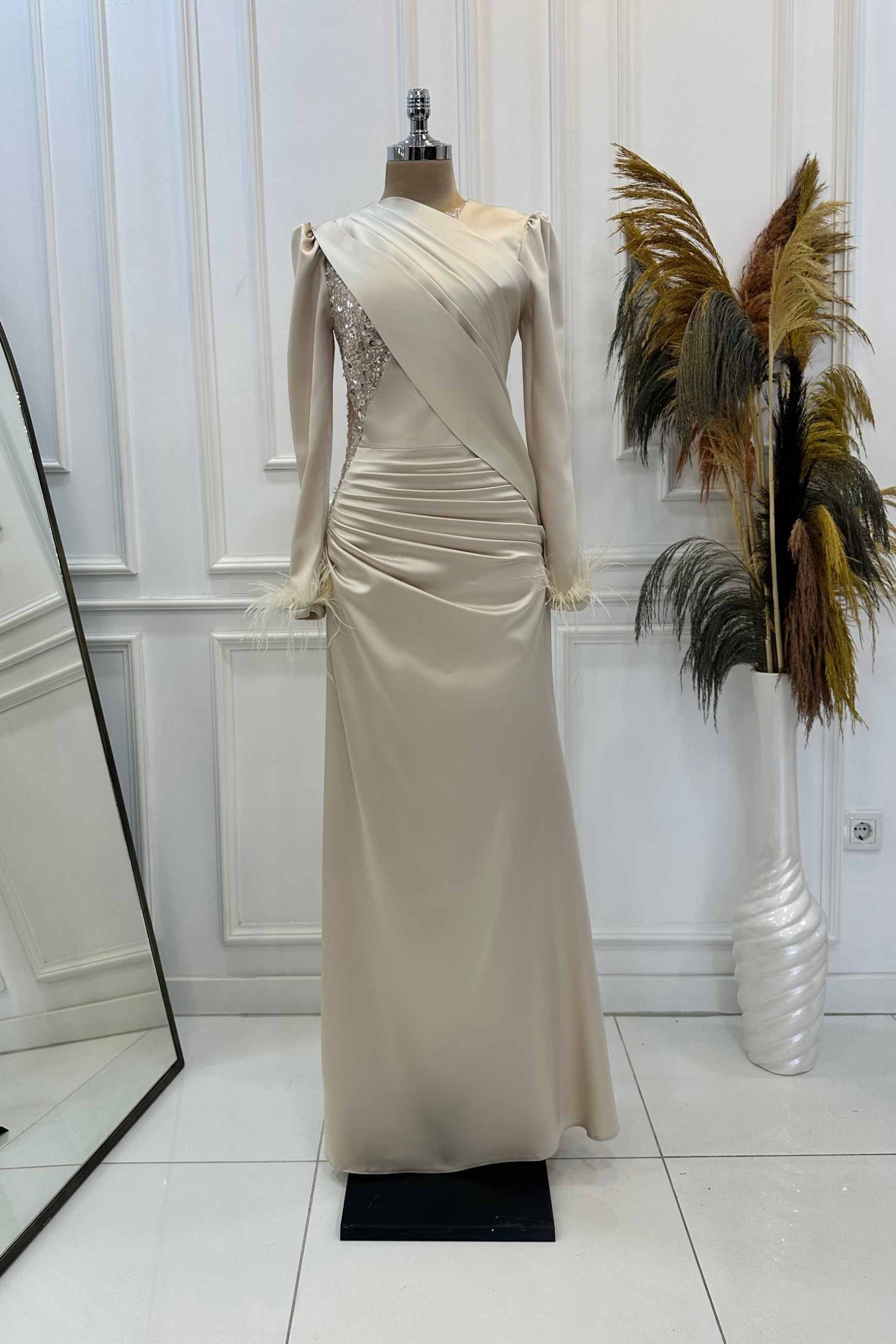 Gloria Evening Dress Gold