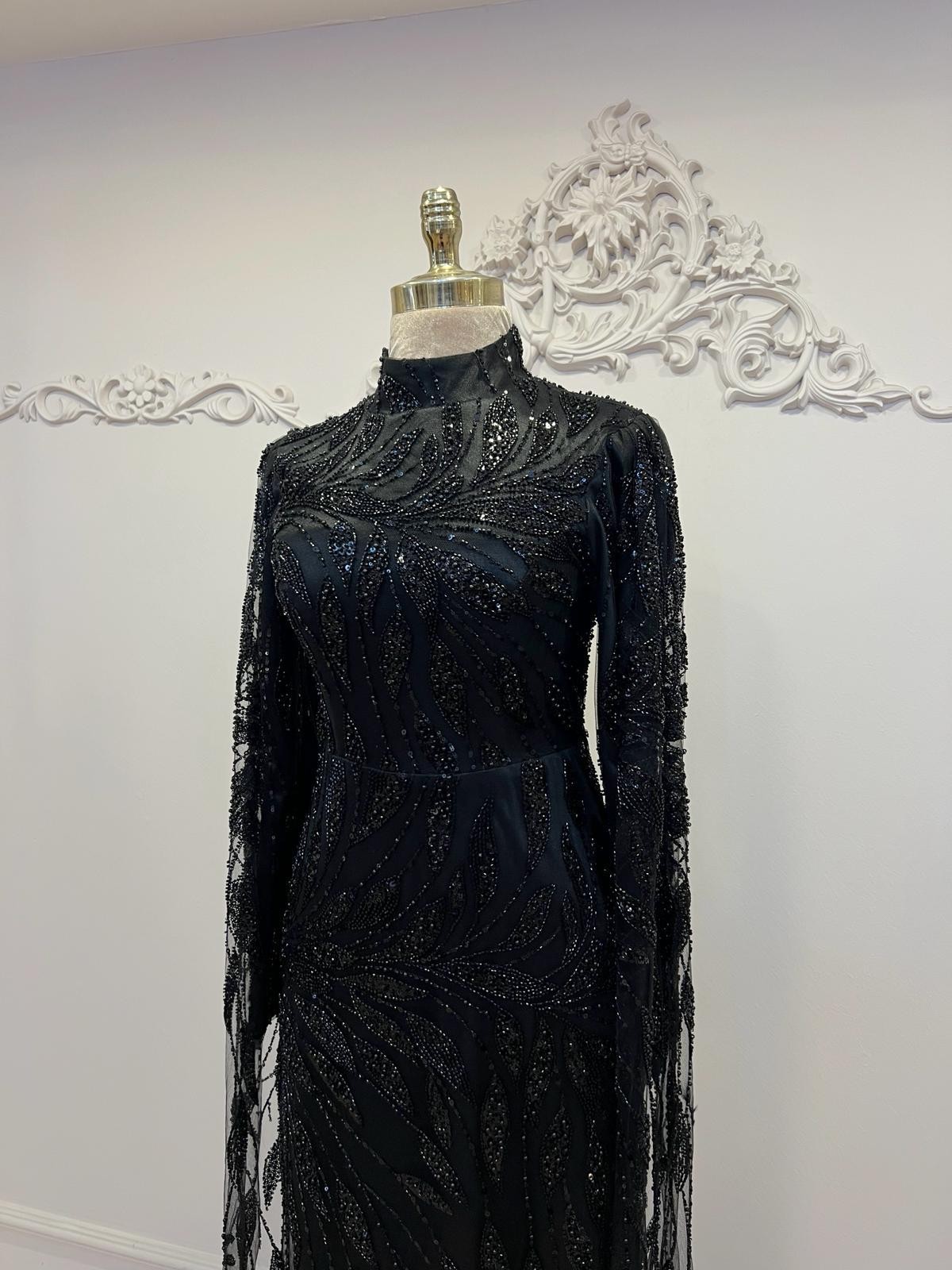 swan evening dress