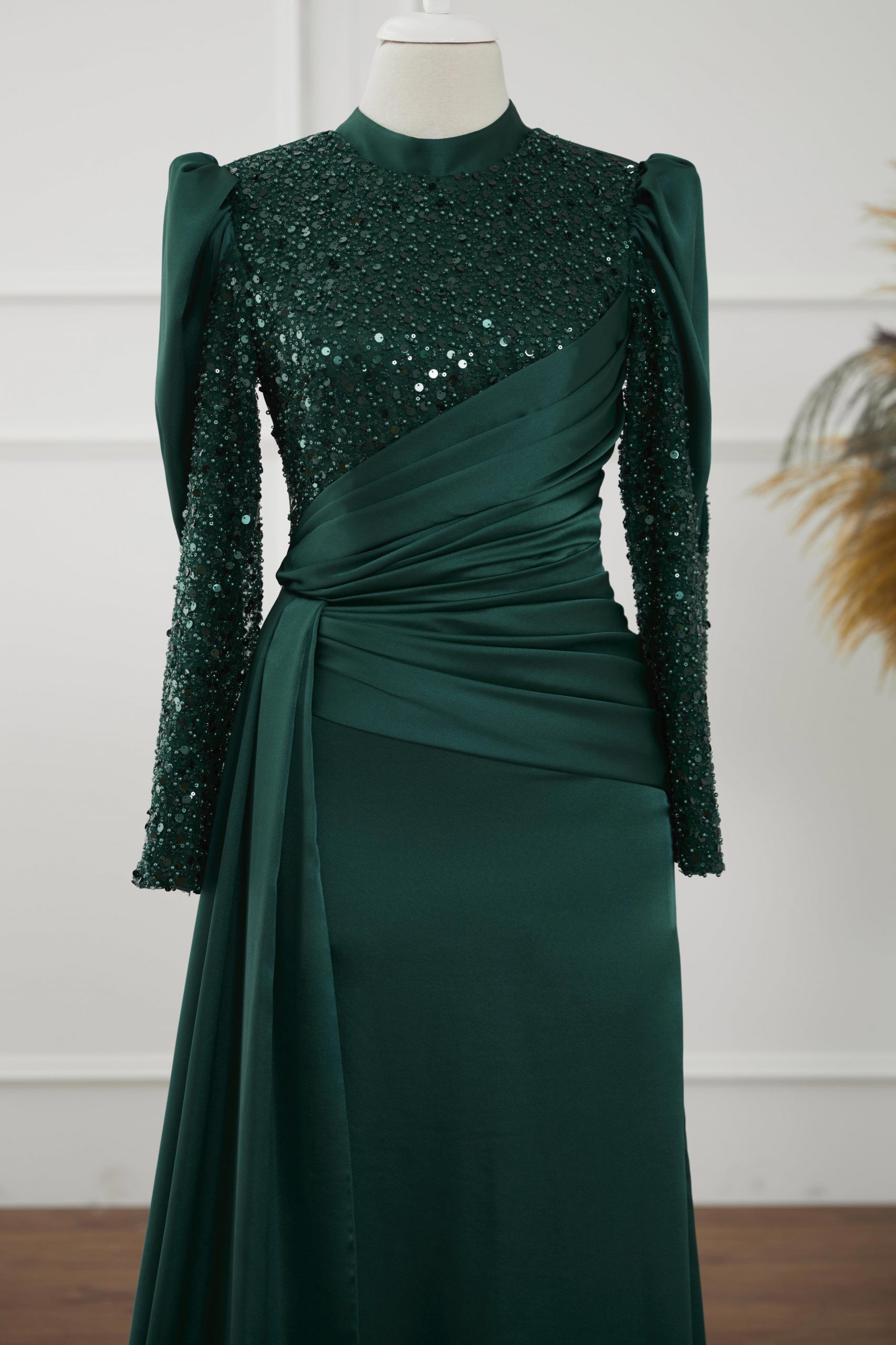 Emerald Karel Evening Dress
