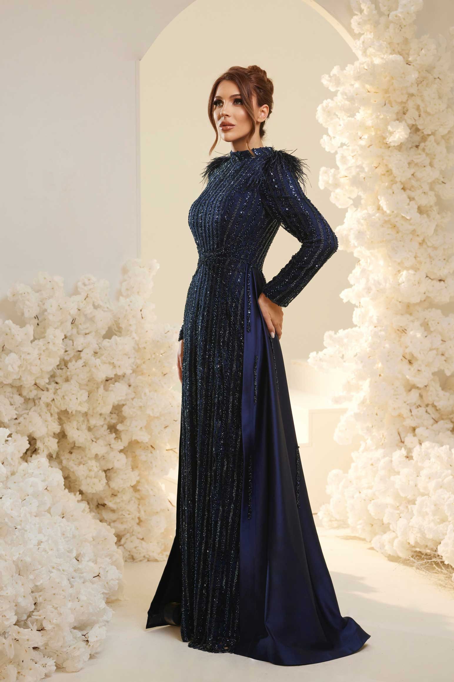 Jasmine Hijab Evening Dress