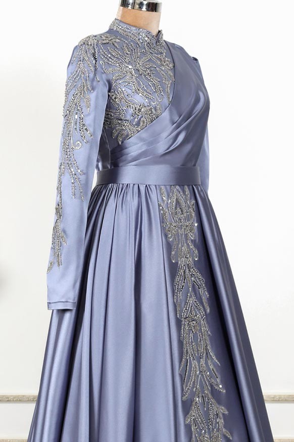 Blue Hurrem Evening Dress