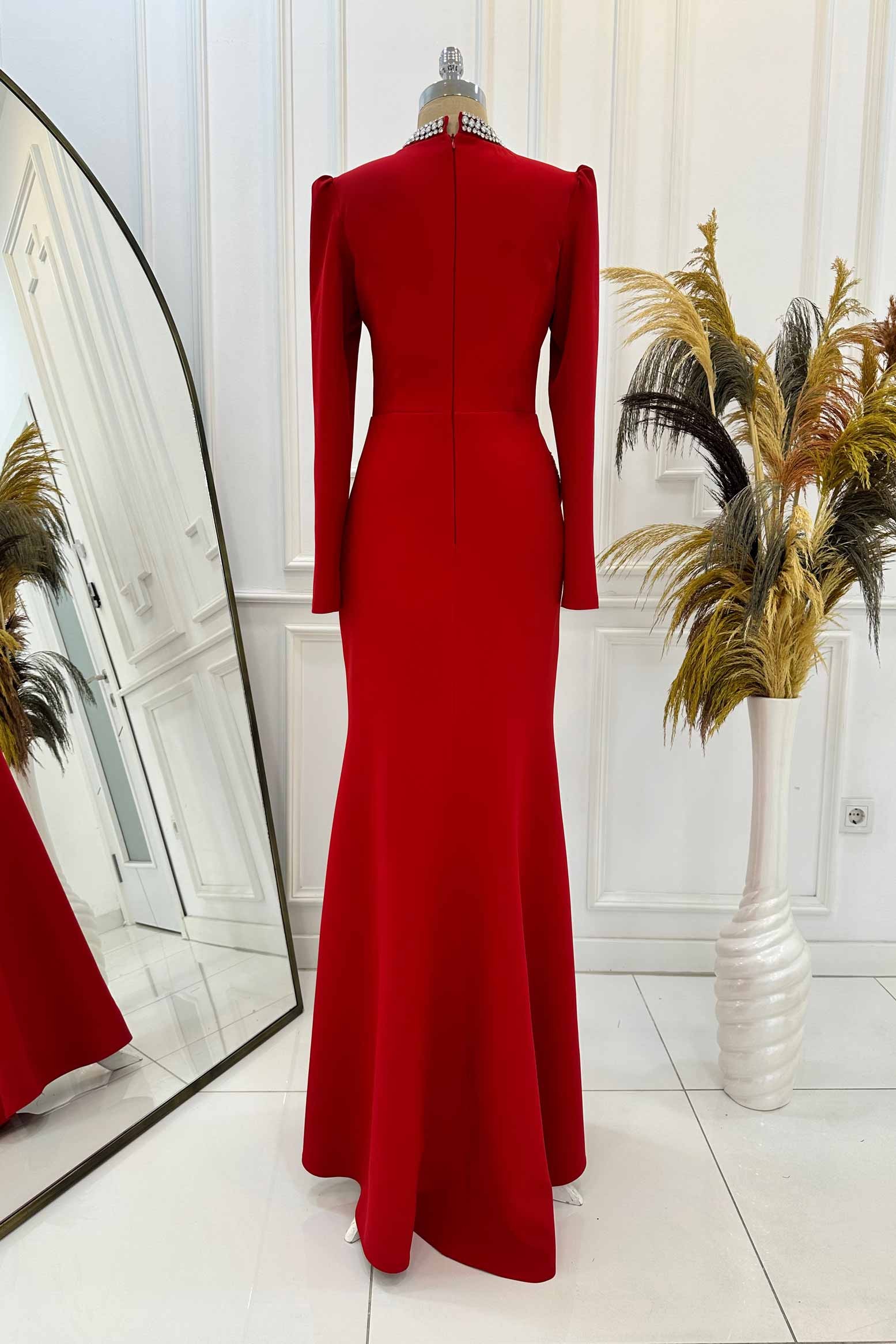 Rosa Evening Dress Red