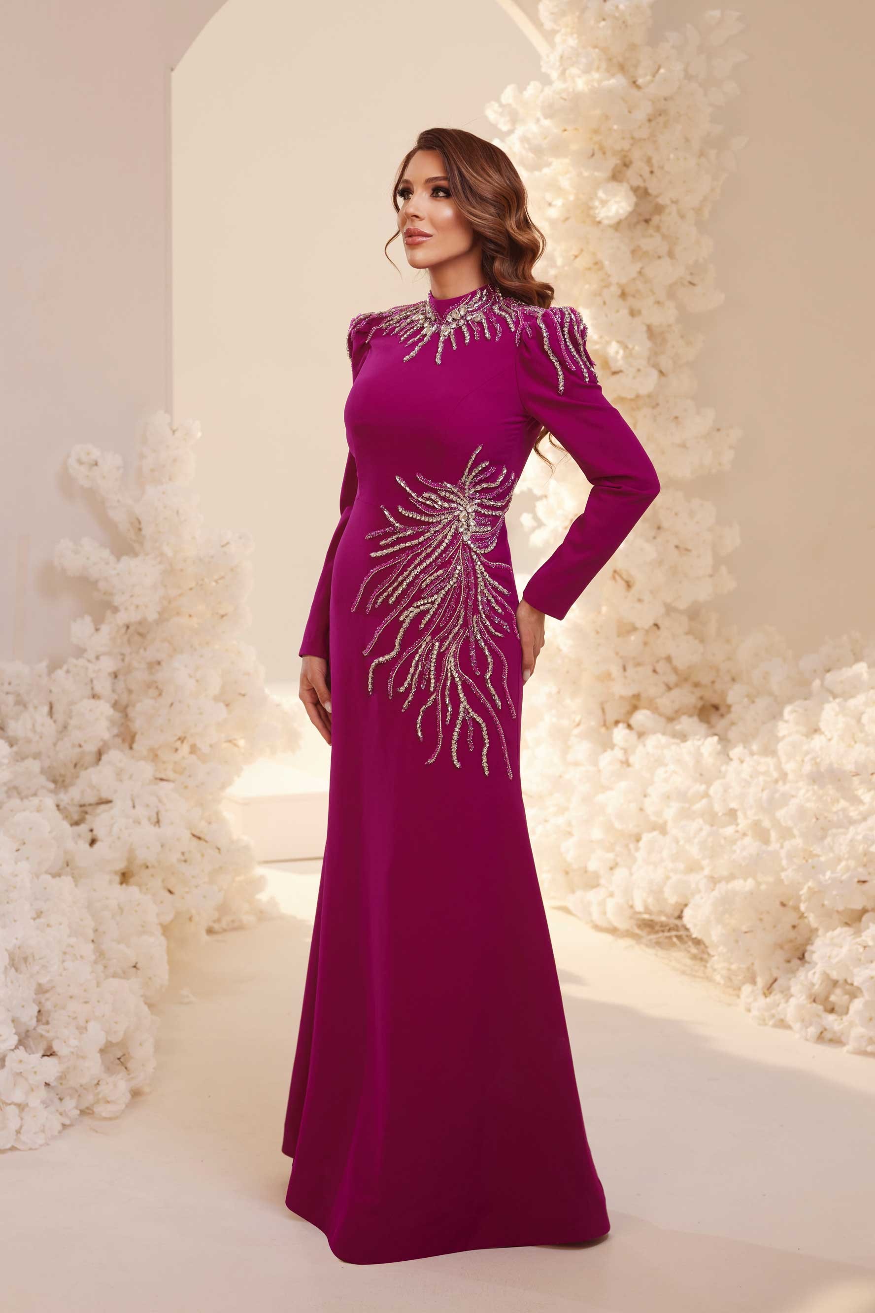 Ruby Modest Evening Dress