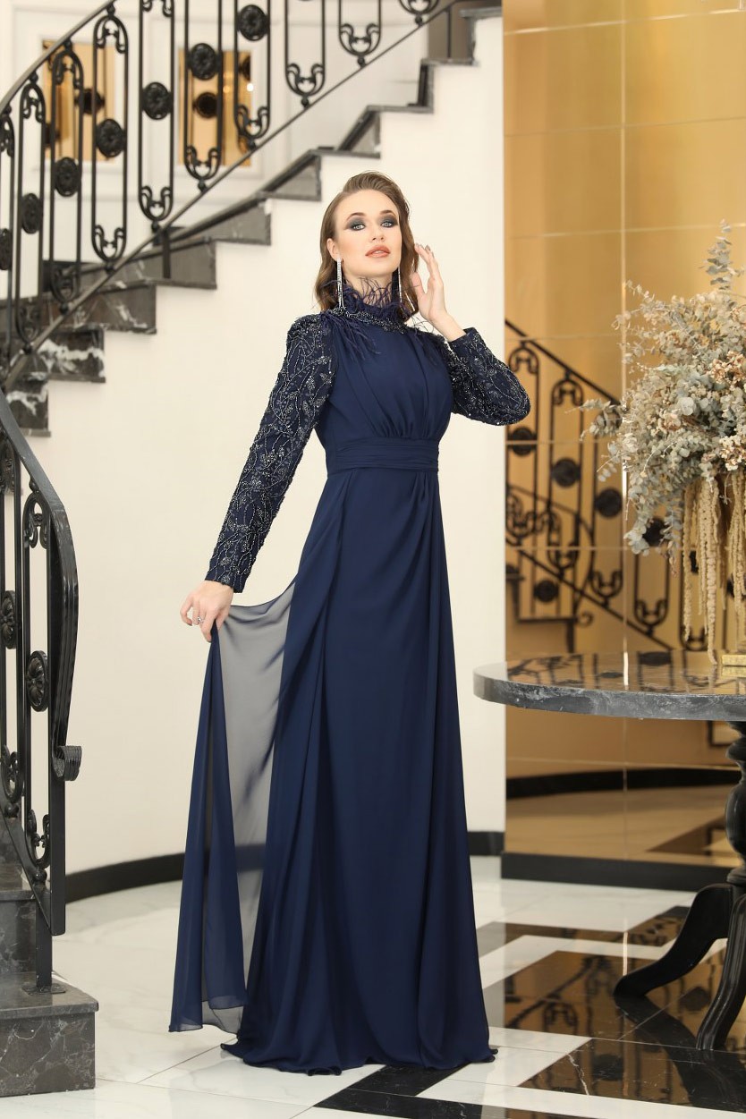 Elif Abiye Lacivert