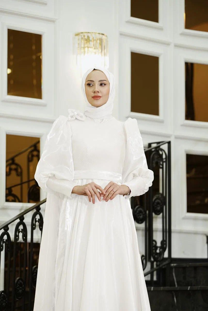 Maria Wedding Dress white - ECRU