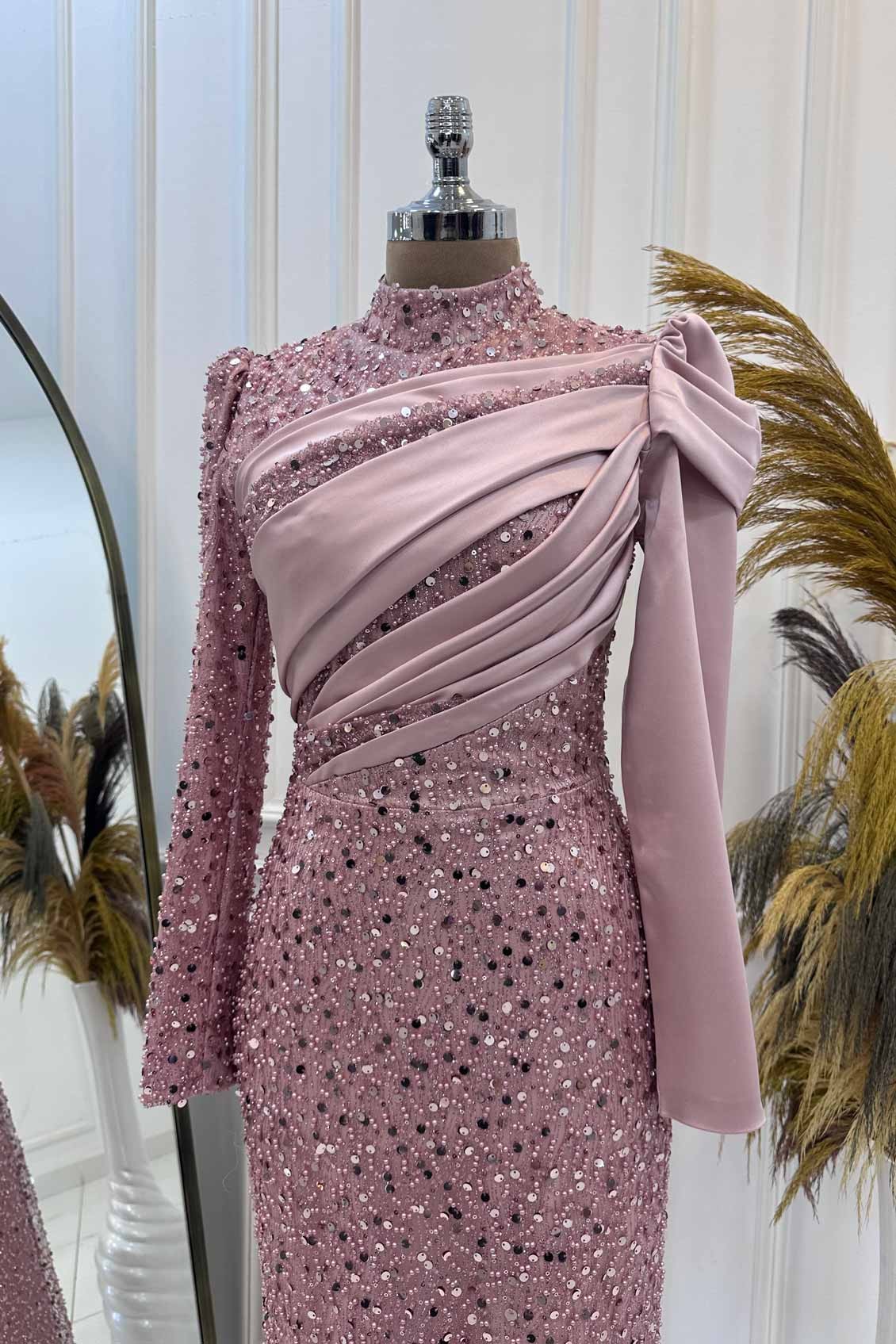 Luxe Abiye Rose