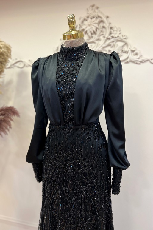 Azalea Evening Dress Black