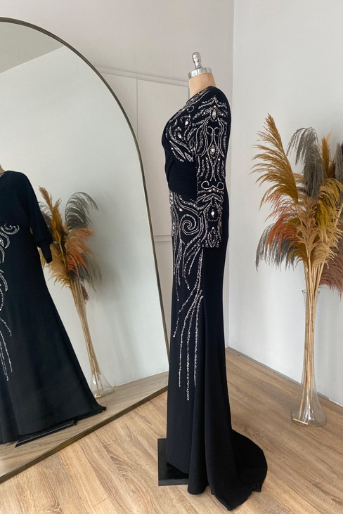 Oylum Evening Dress Black