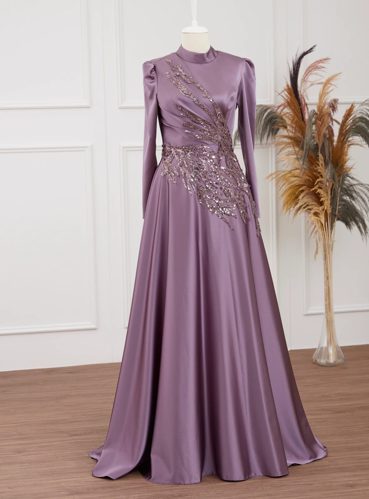 Kristal Evening drees - LILA