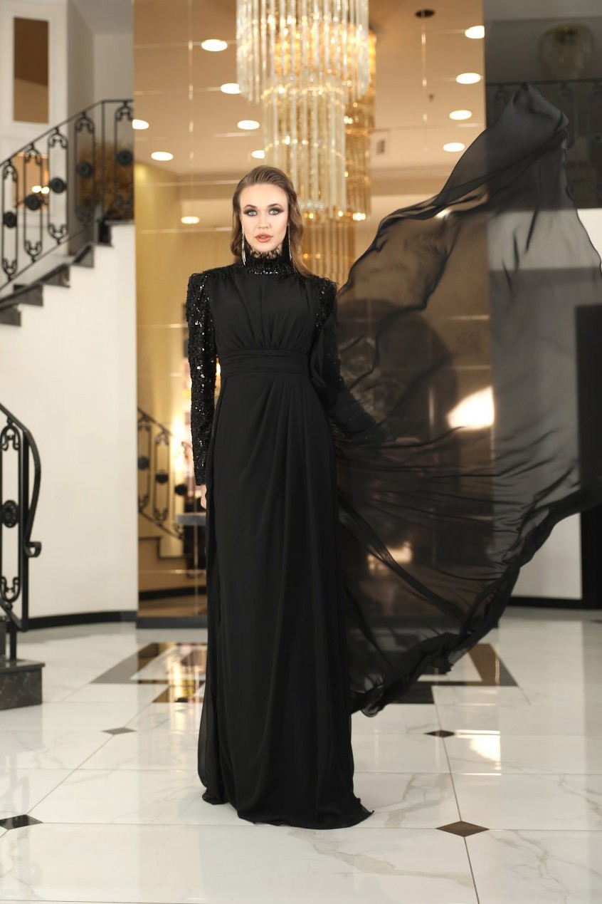 Elif Abiye Siyah