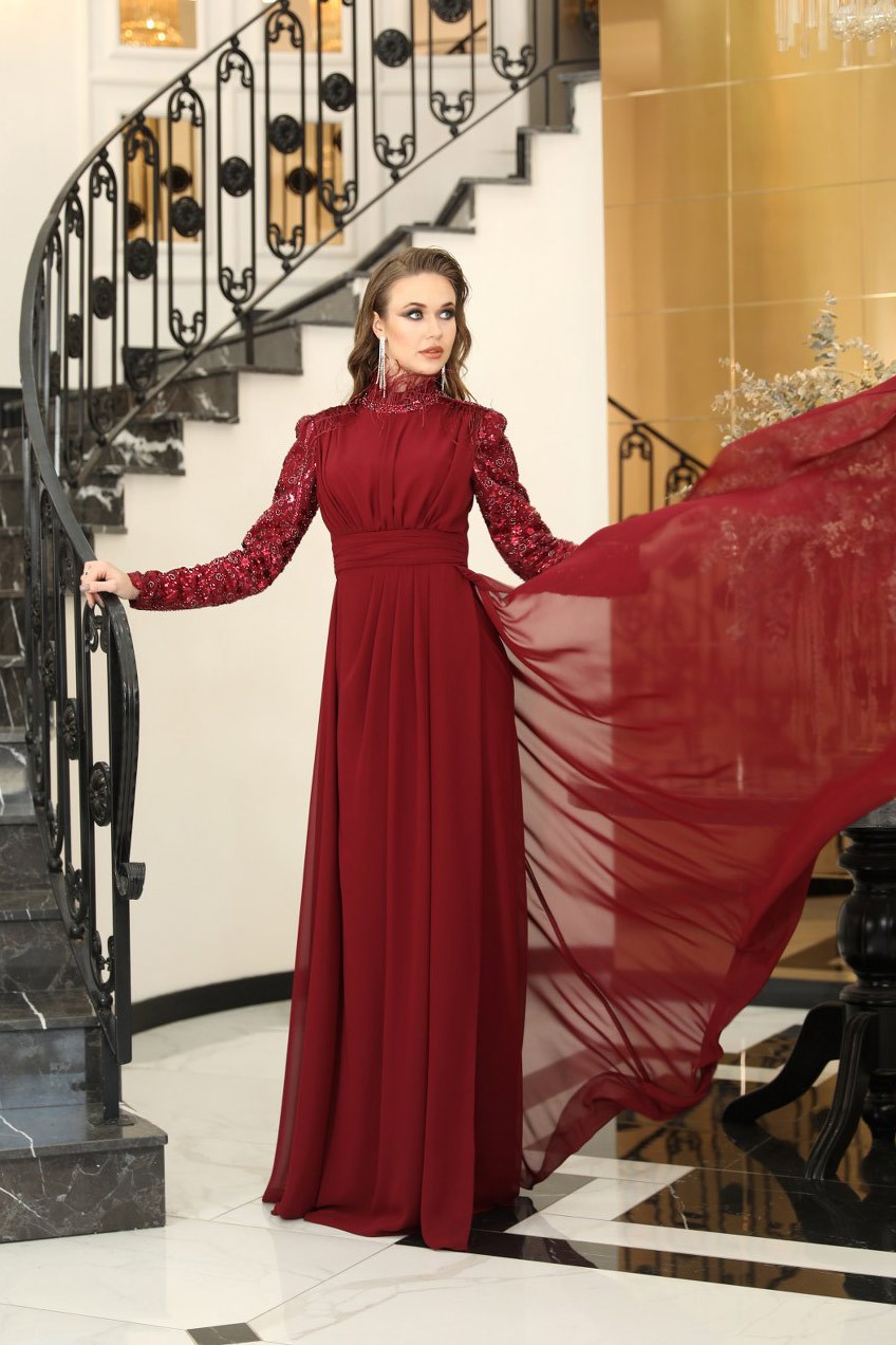 Elif Abiye Bordo