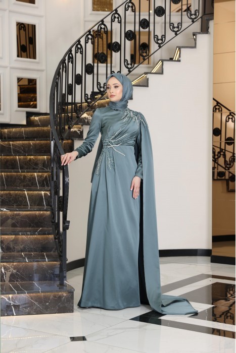 Rana Evening Dress - Nefti Yeşili