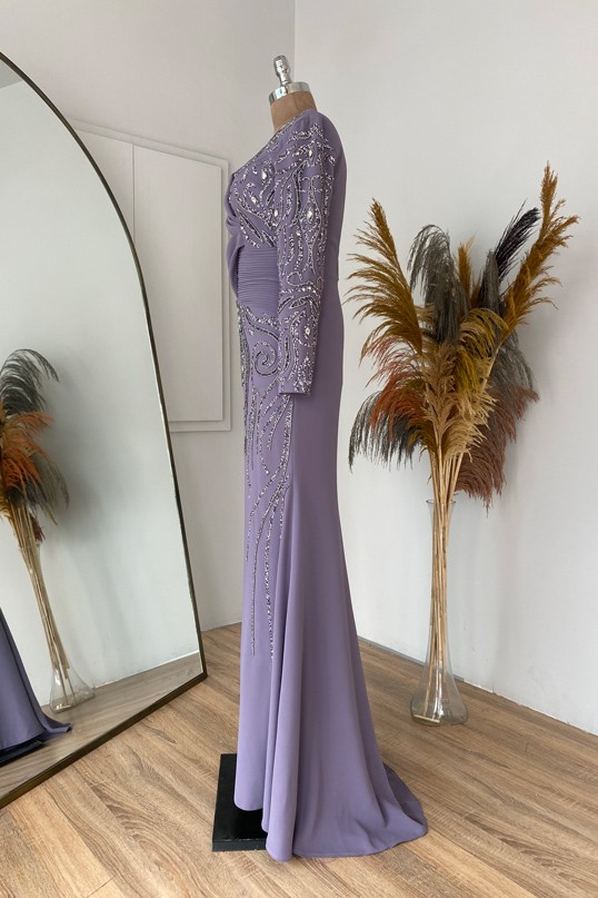 Oylum Evening Dress Lilac
