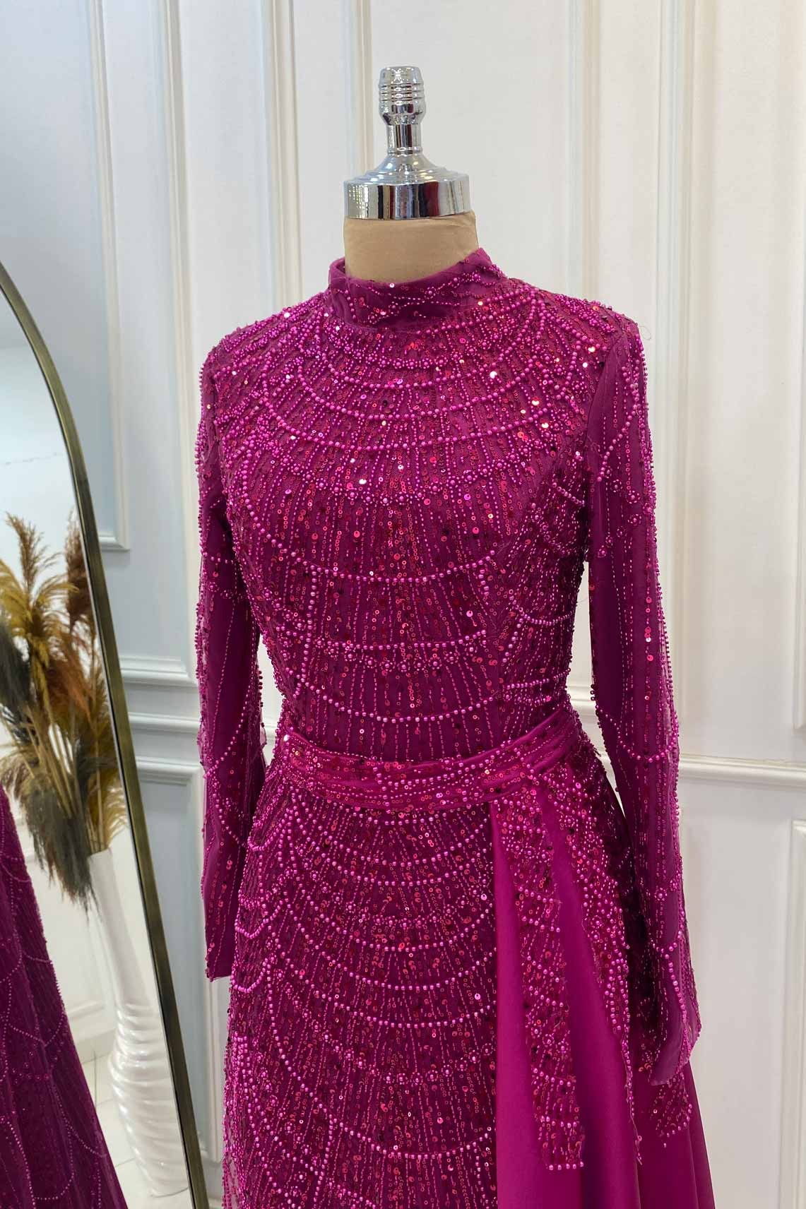 Diva Evening Dress Fuchsia