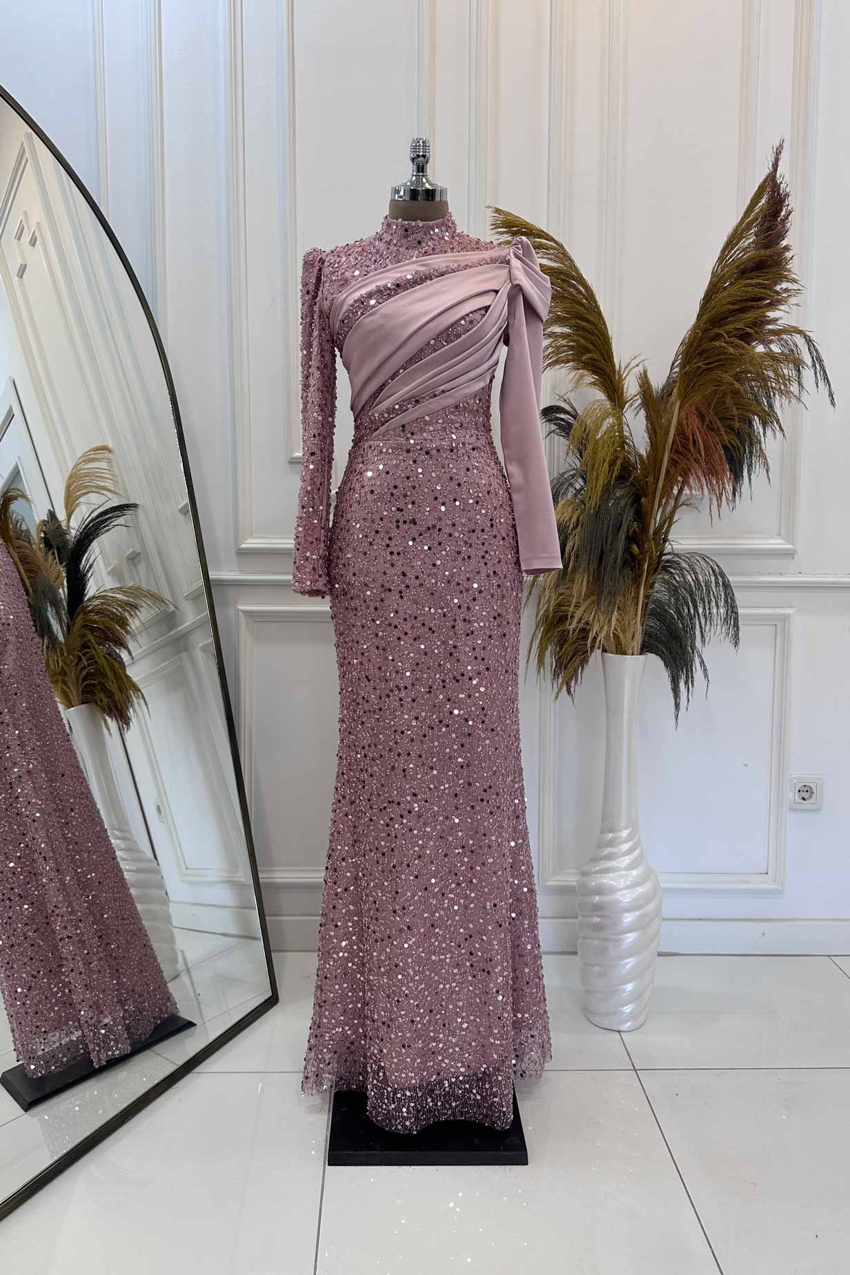 Luxe Abiye Rose
